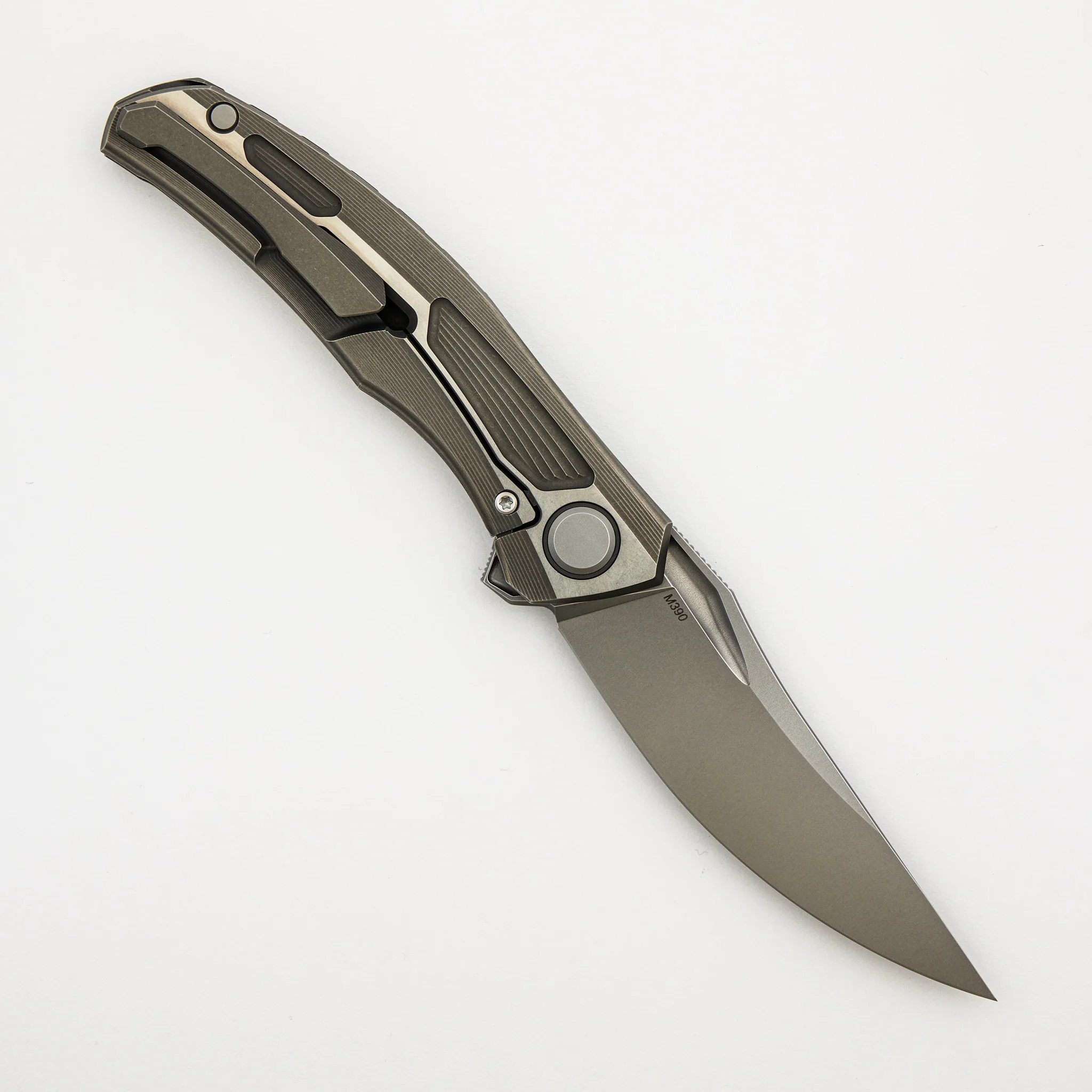 Quantum Gen 2 – M390 Blade – Titanium Handle – MRBS - Image 2