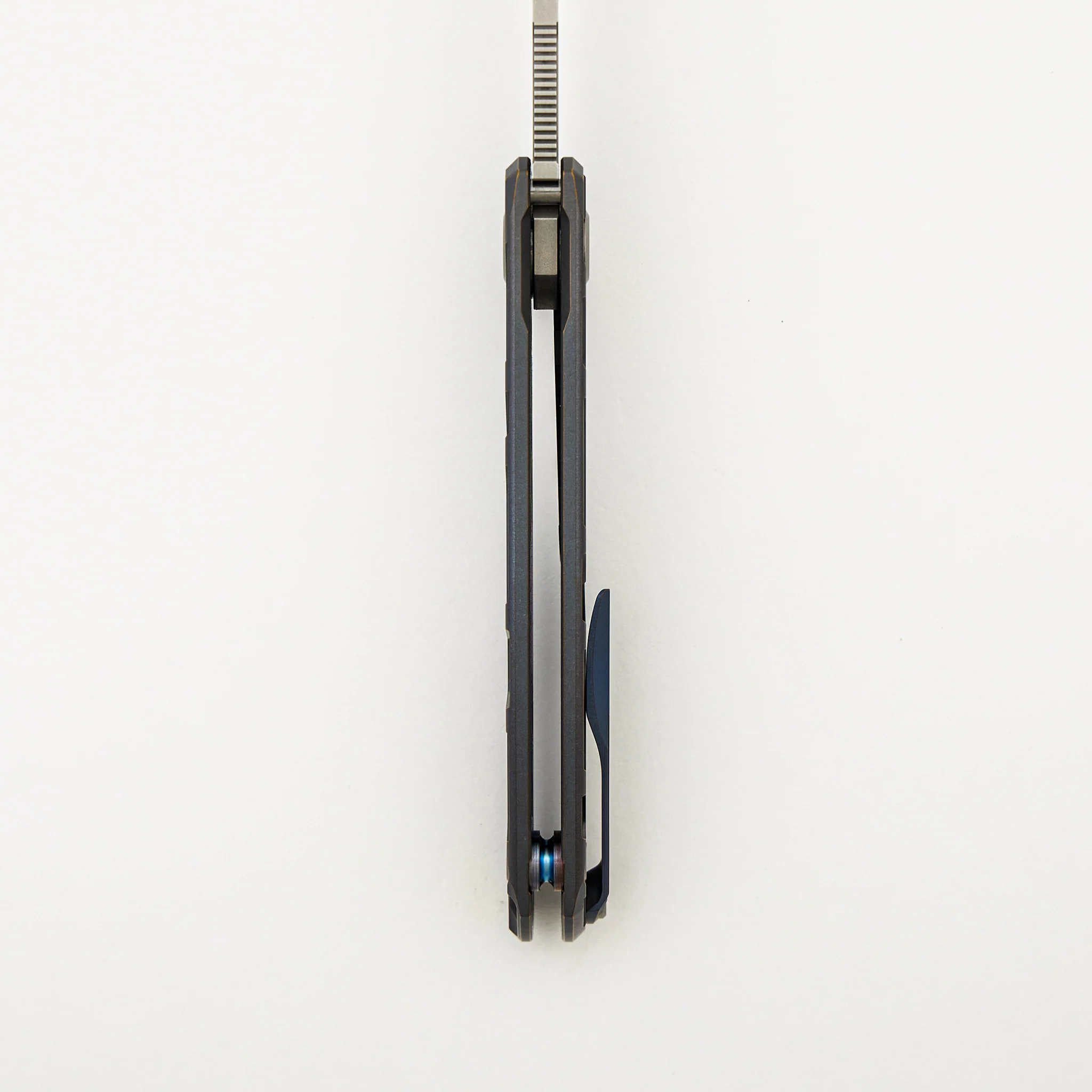 R1 "Special Edition" F95 "T" Pattern - Satin Blue/Bronze Anodized Titanium Handle - S90V Blade - MRBS - Image 7