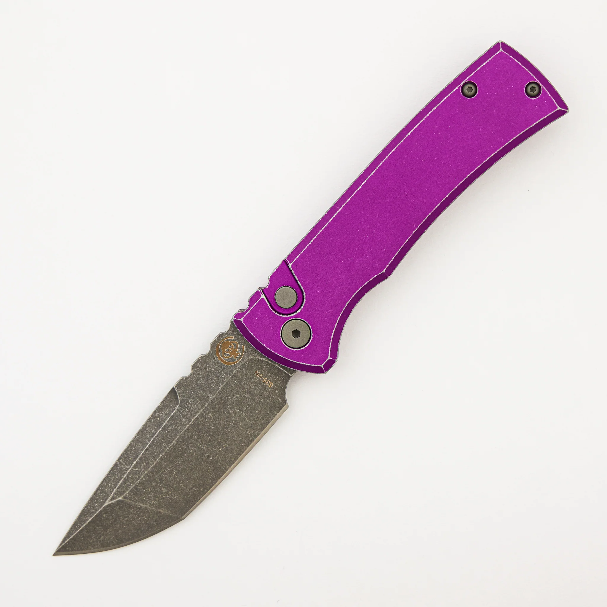 Redencion 229 Auto - Battle Worn Tanto - Purple Aluminum Handle