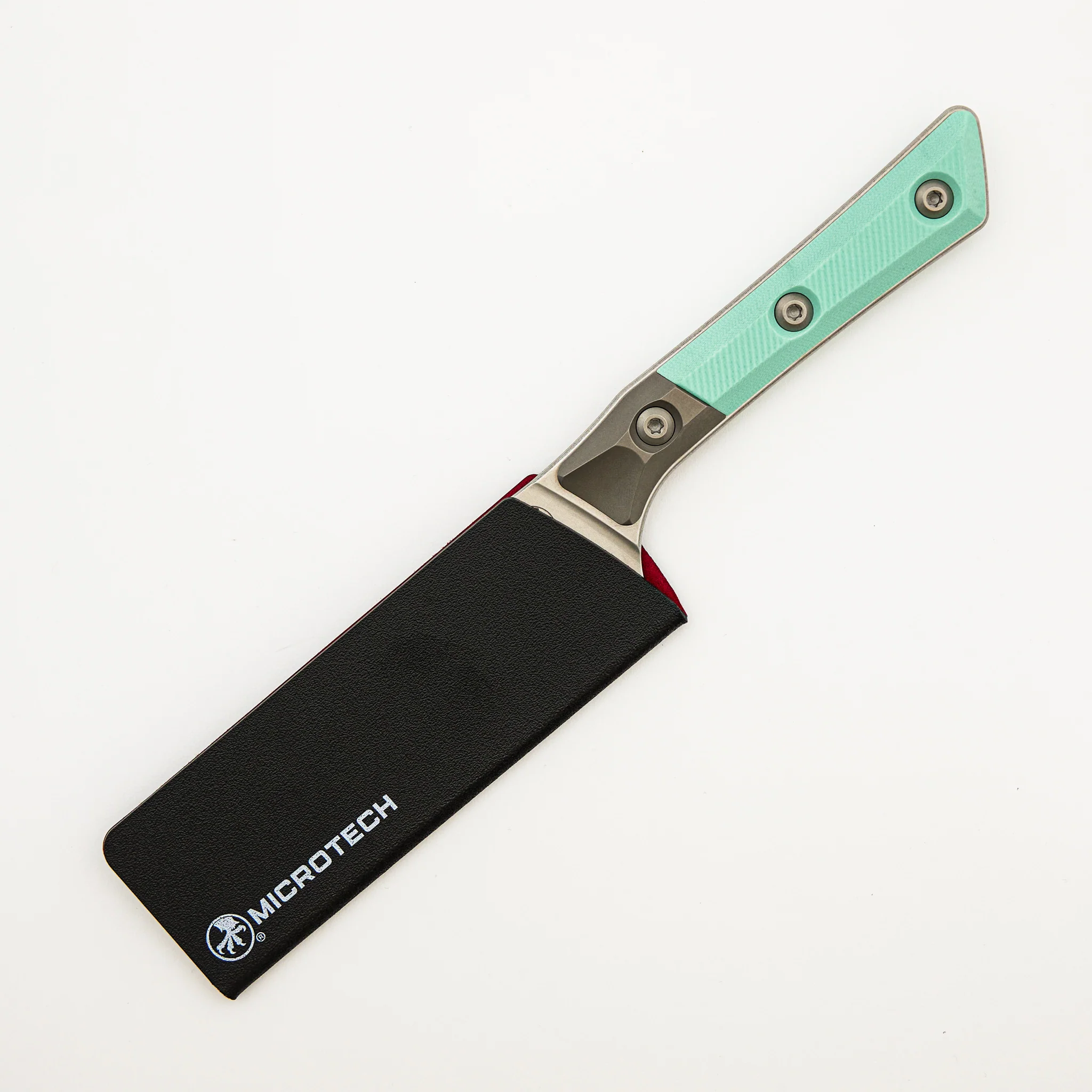 Santoku 4" - G-10 Caribbean Blue - Bead Blast Bolster - Stonewash Standard - 3300B-10 CA - Image 3