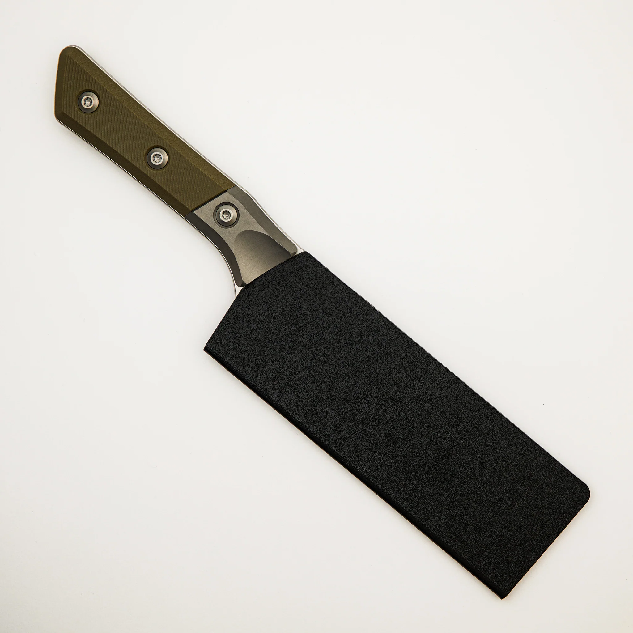 Santoku 6" - G10 OD Green - Bead Blast Bolster - Stonewash Standard - 3200B-10 OD - Image 4