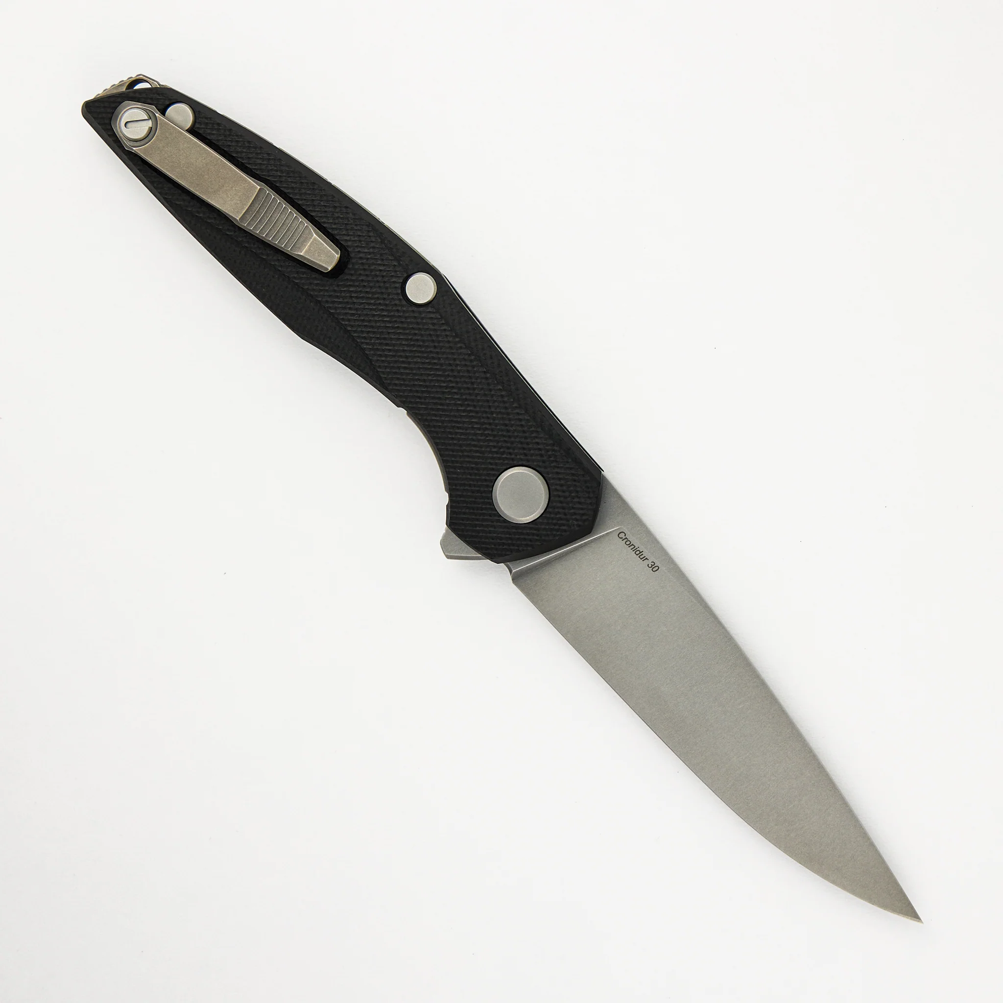 111 - Cronidur 30 Blade - Black G10 Handle - MRBS - Image 2