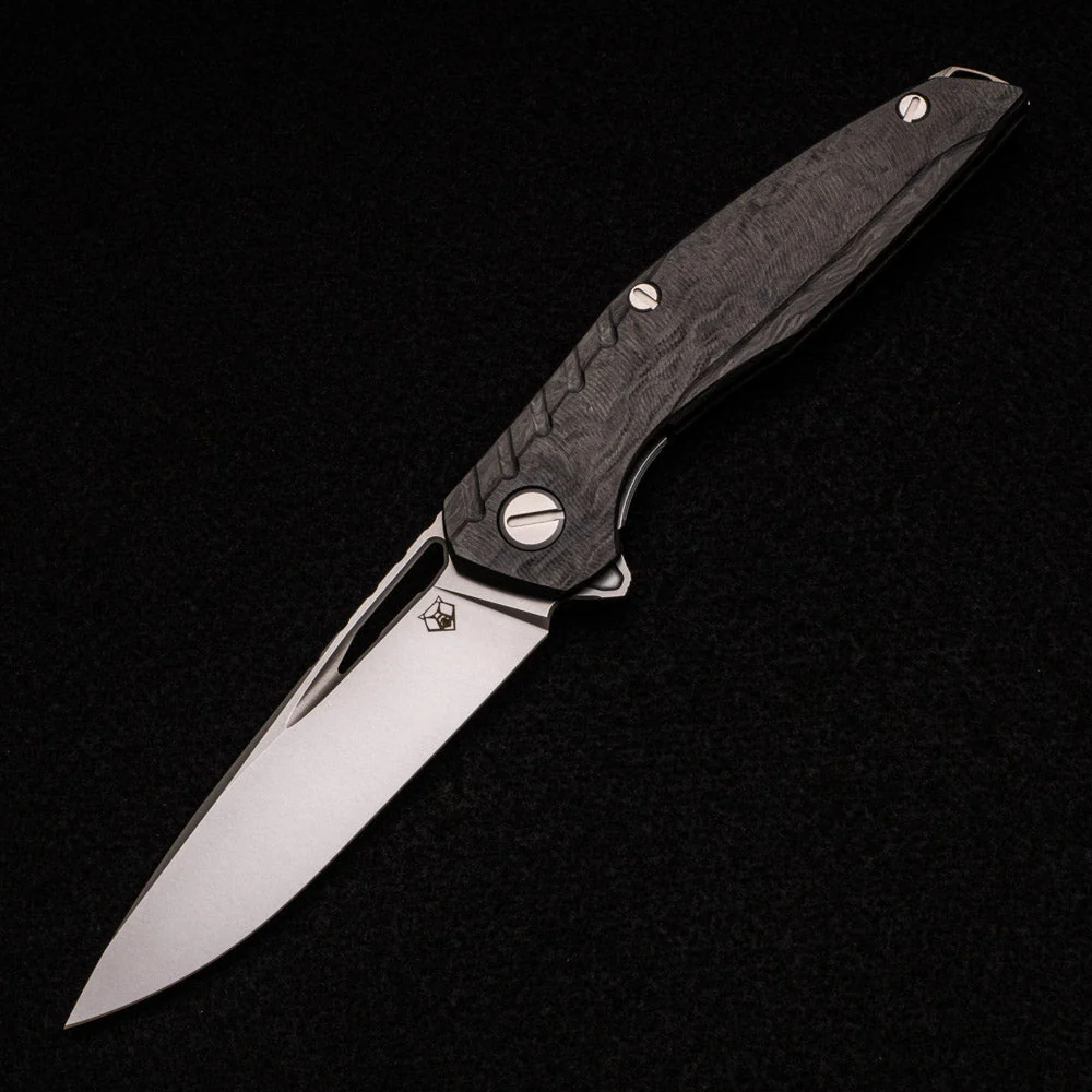 111 GEN 5.1 – M390 BLADE – MARBLE CARBON FIBER HANDLE – MRBS