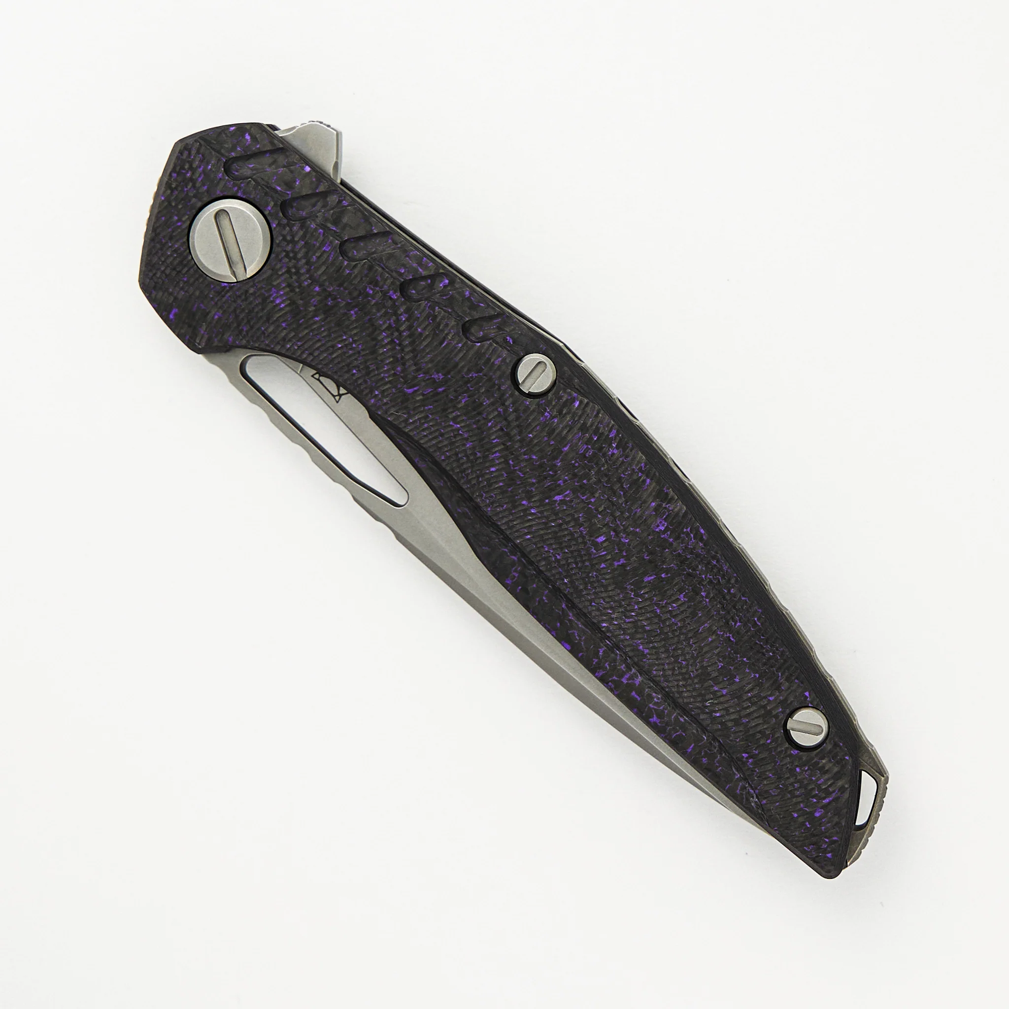 111 Gen 5.1 - S90V Blade - Purple Carbon Fiber Handle - MRBS - Image 3