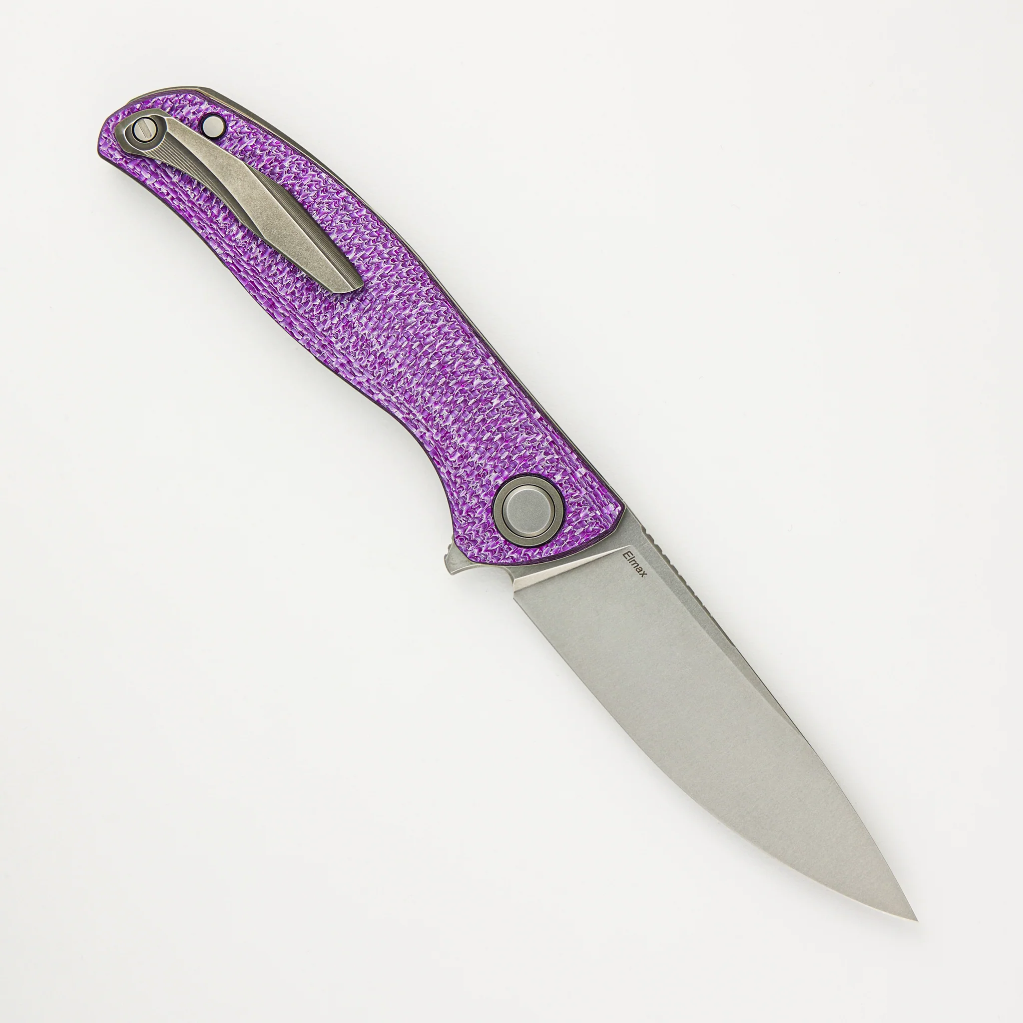 F3 - Elmax Blade - Purple Alutex Handle - MRBS - Image 2