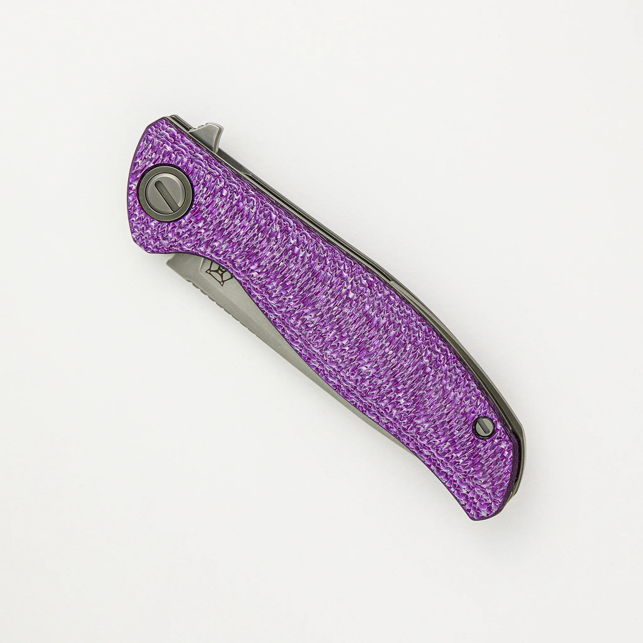 F3 - Elmax Blade - Purple Alutex Handle - MRBS - Image 3