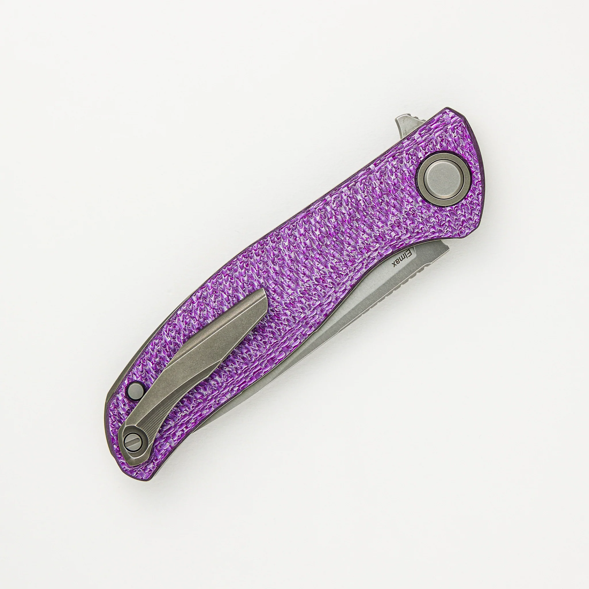F3 - Elmax Blade - Purple Alutex Handle - MRBS - Image 4