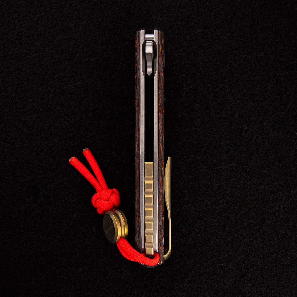F3 IGNIS – SPECIAL EDITION – “PHOENIX WING” TECHNOCARBO HANDLE – M390 BLADE – MRBS - Image 6