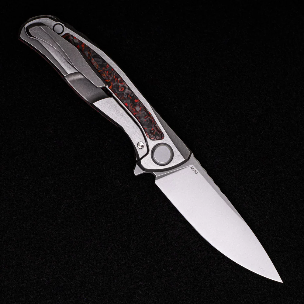 HATI GEN 3 – M390 BLADE – RED TECHNOCARBO – MRBS - Image 2