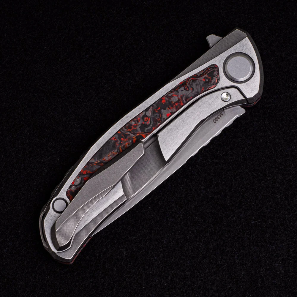 HATI GEN 3 – M390 BLADE – RED TECHNOCARBO – MRBS - Image 5