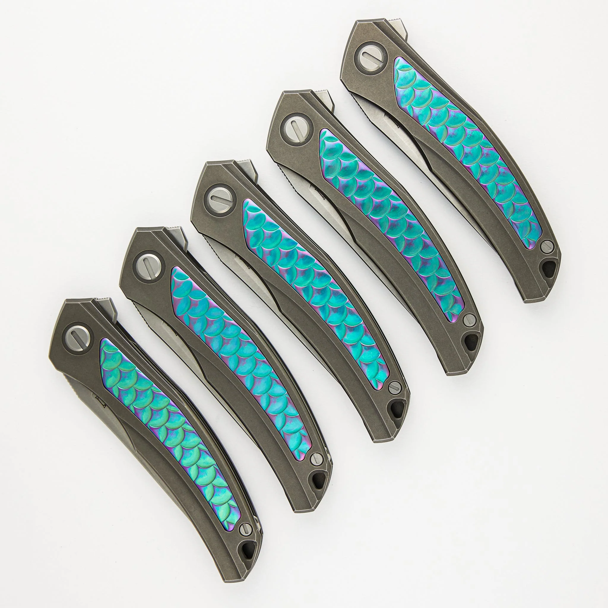 Shirogorov Knives / John Barker Quantum “Dragon” – Cromax PM Blade – MRBS - Completed - Image 10