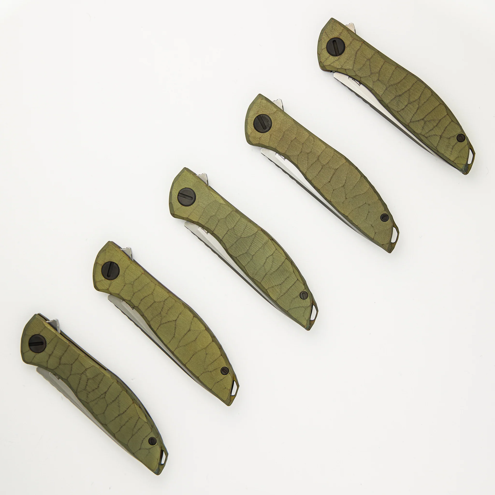 Shirogorov Knives / Rip Knives NeOn “Green Machine” – M390 Blade – MRBS - Completed - Image 10