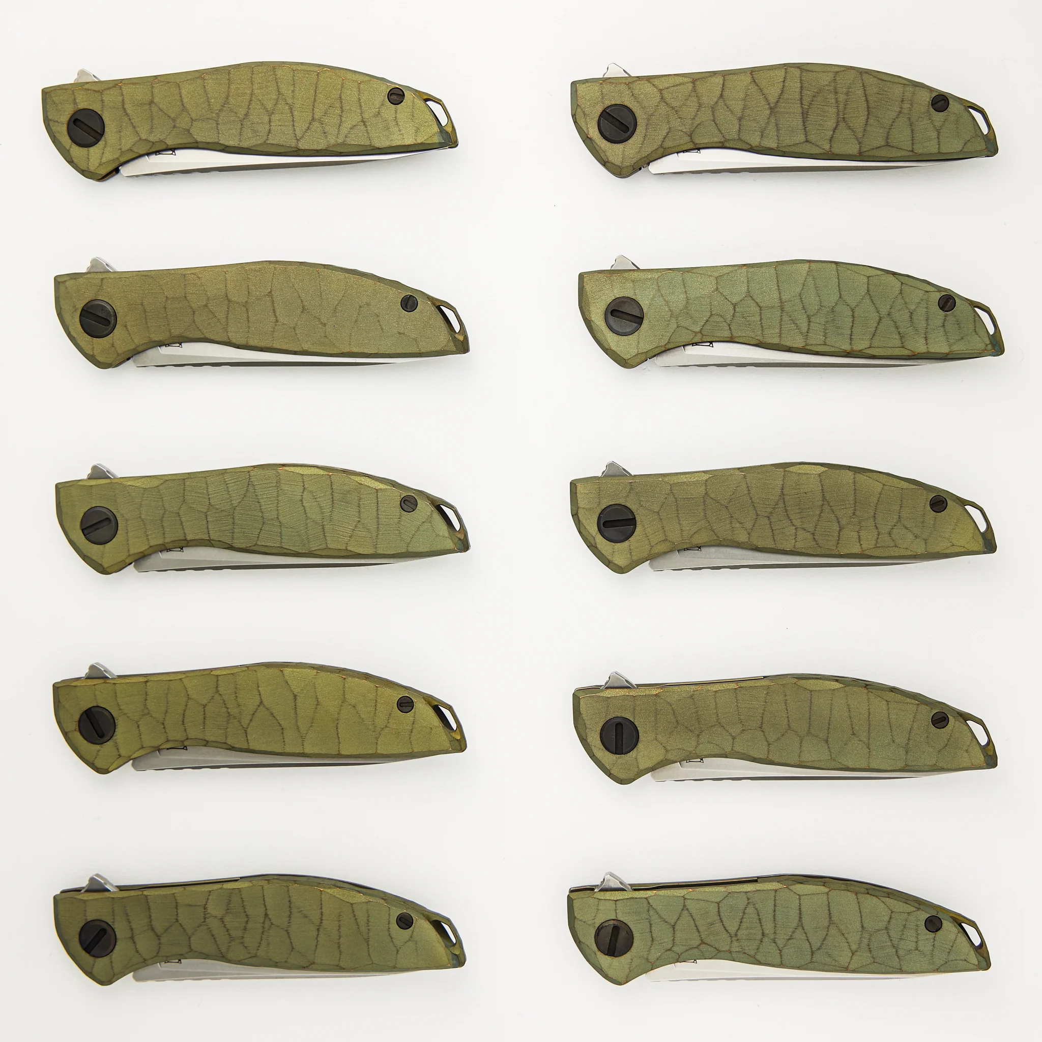 Shirogorov Knives / Rip Knives NeOn “Green Machine” – M390 Blade – MRBS - Completed - Image 11
