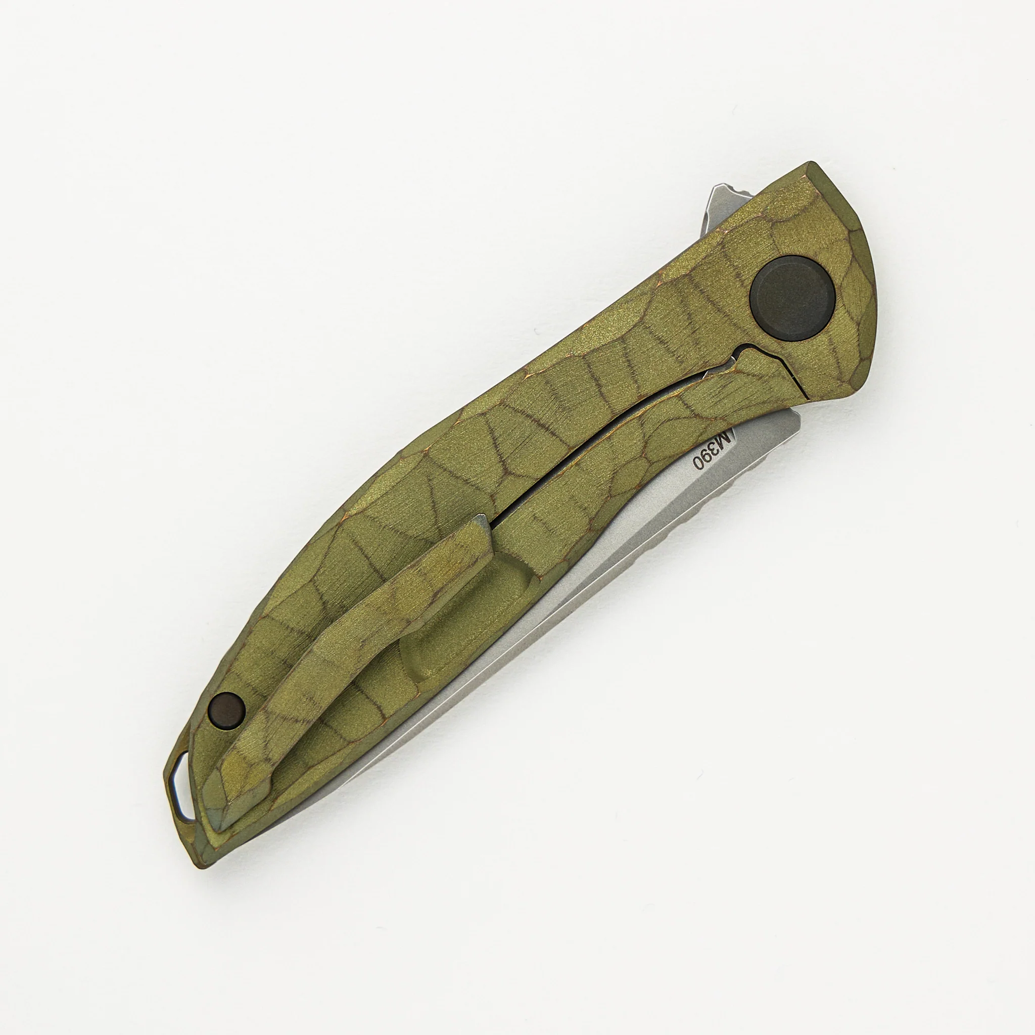 Shirogorov Knives / Rip Knives NeOn “Green Machine” – M390 Blade – MRBS - Completed - Image 5