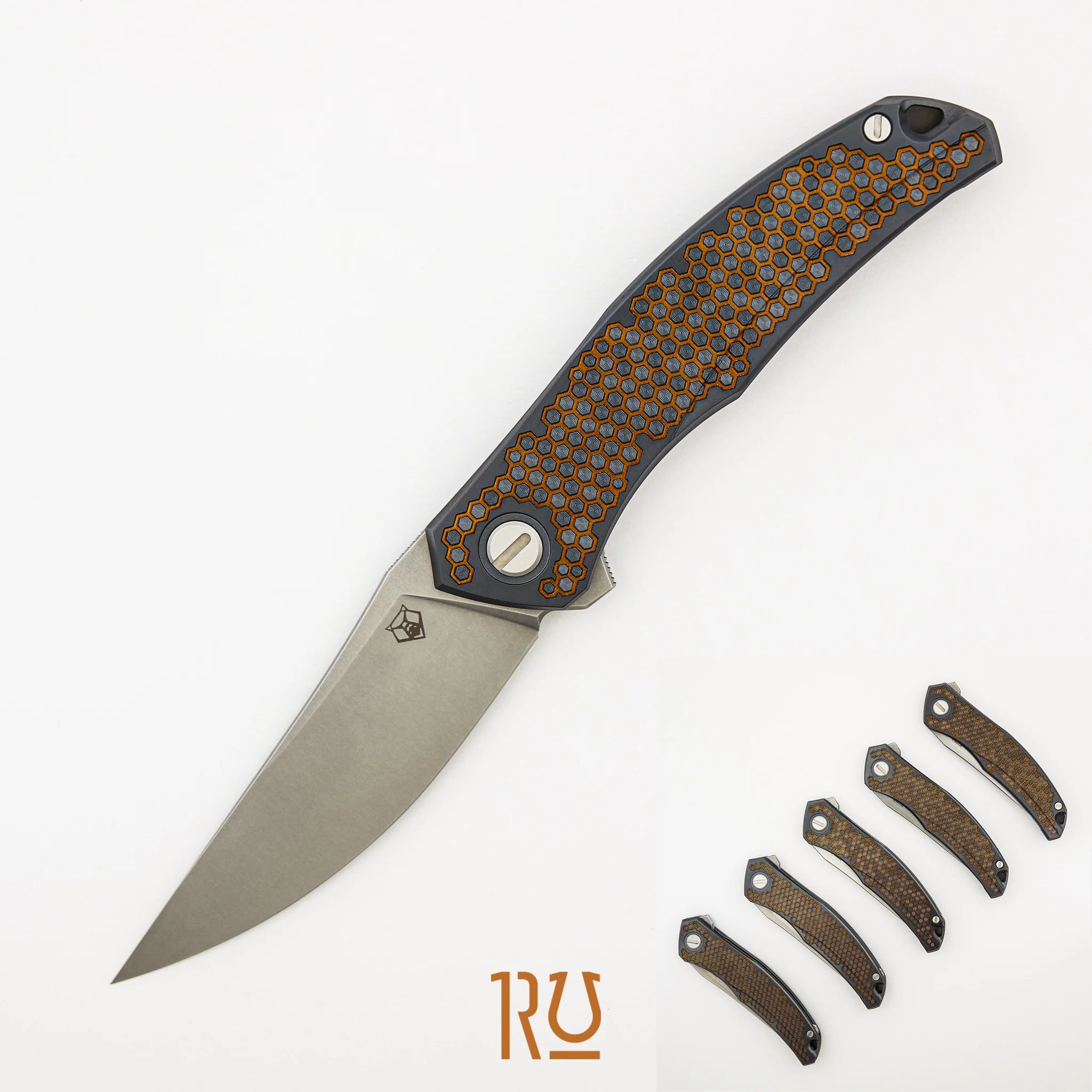 Shirogorov Knives / Ti2 Design Quantum “Technagon” – Cromax PM Blade – MRBS - Completed