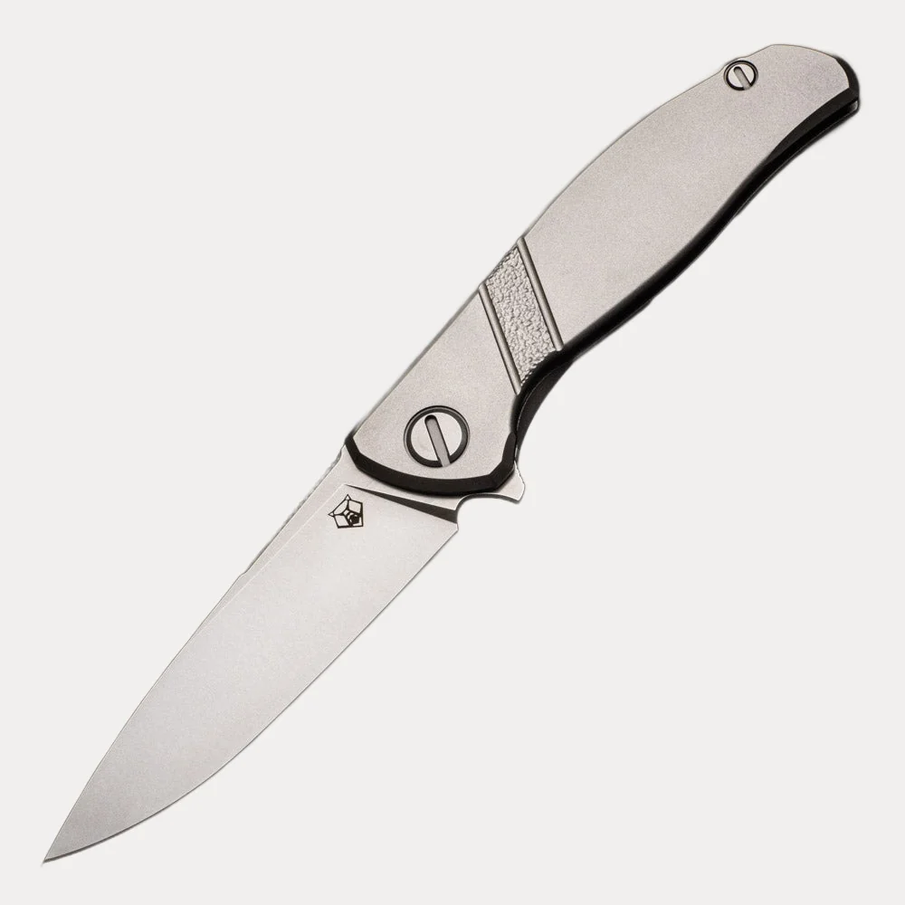 SHIROGOROV KNIVES - WR BLADEWORKS "HYDRONIAN" F95 FLIPPER - M390 BLADE - TITANIUM HANDLE - MRBS