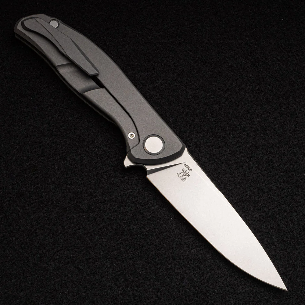 SHIROGOROV KNIVES - WR BLADEWORKS "HYDRONIAN" F95 FLIPPER - M390 BLADE - TITANIUM HANDLE - MRBS - Image 2