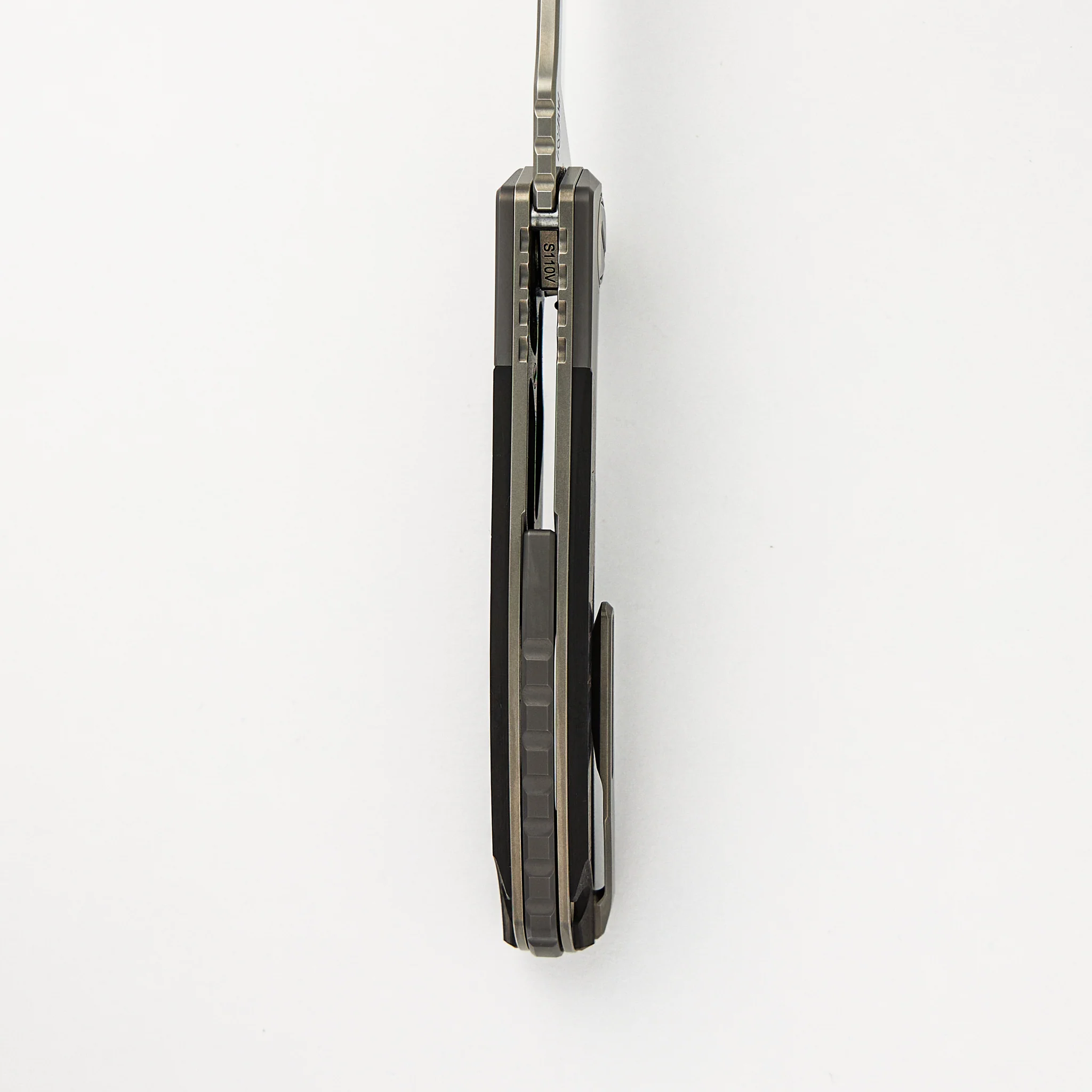 "Limited Edition" RQ36 – Titanium/Lava & Ash CarboTi Handle – S110V Blade – SRRBS (RJ Martin Design) - Image 7