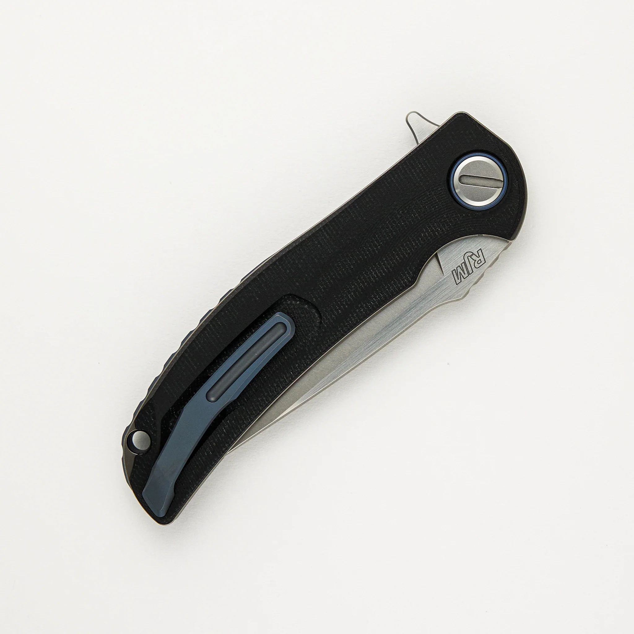 "Limited Edition" Soft Overkill - M398 Blade - Black Canvas Micarta Handle - SRRBS (RJ Martin Design) - Image 4