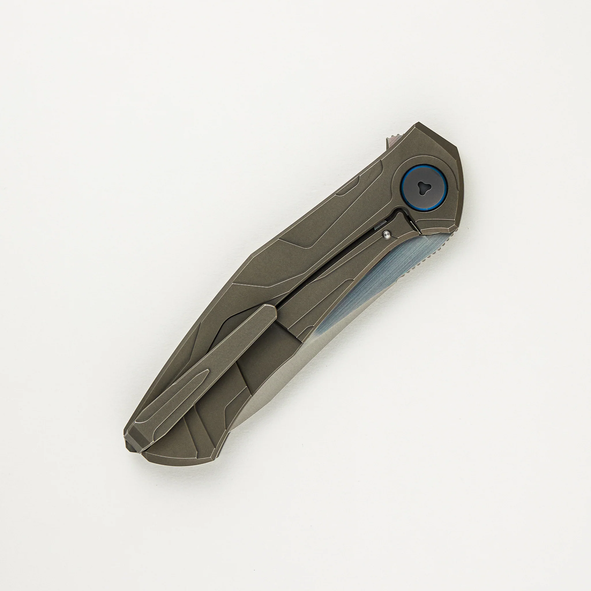 "Limited Edition" Kami Flipper - S110V Blade - Titanium Handle - MRBS (Sinkevich Design) - Image 4