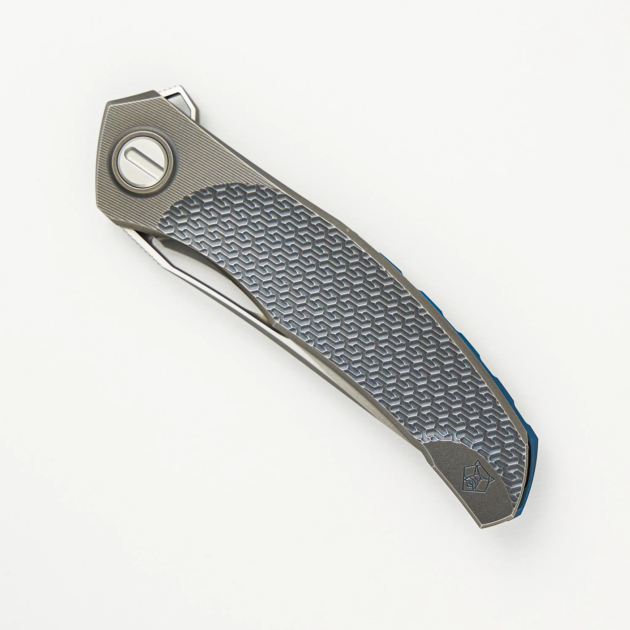 Mini Quantum Custom Division – Titanium Handle – M398 Blade – SRRBS - Image 3
