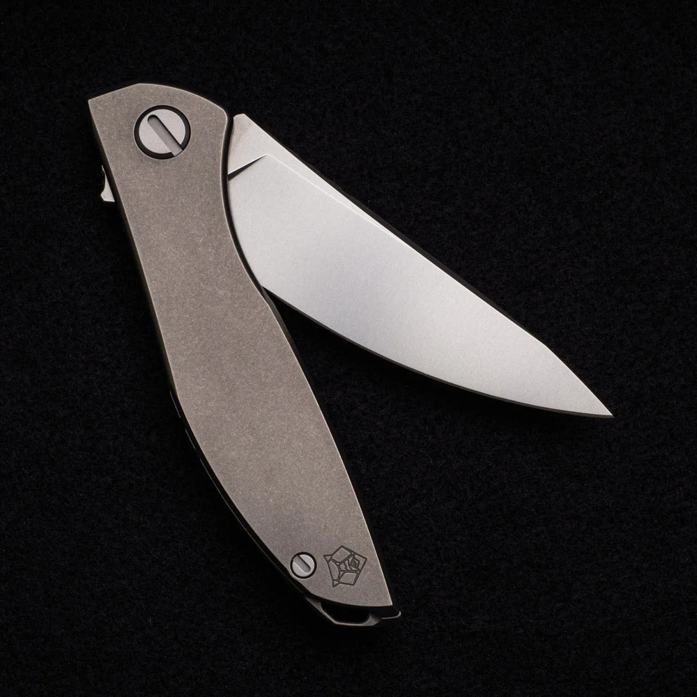 NeOn Zero Lefty – M390 BLADE – TITANIUM HANDLE – MRBS - Image 3