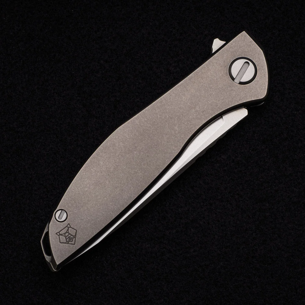 NeOn Zero Lefty – M390 BLADE – TITANIUM HANDLE – MRBS - Image 4