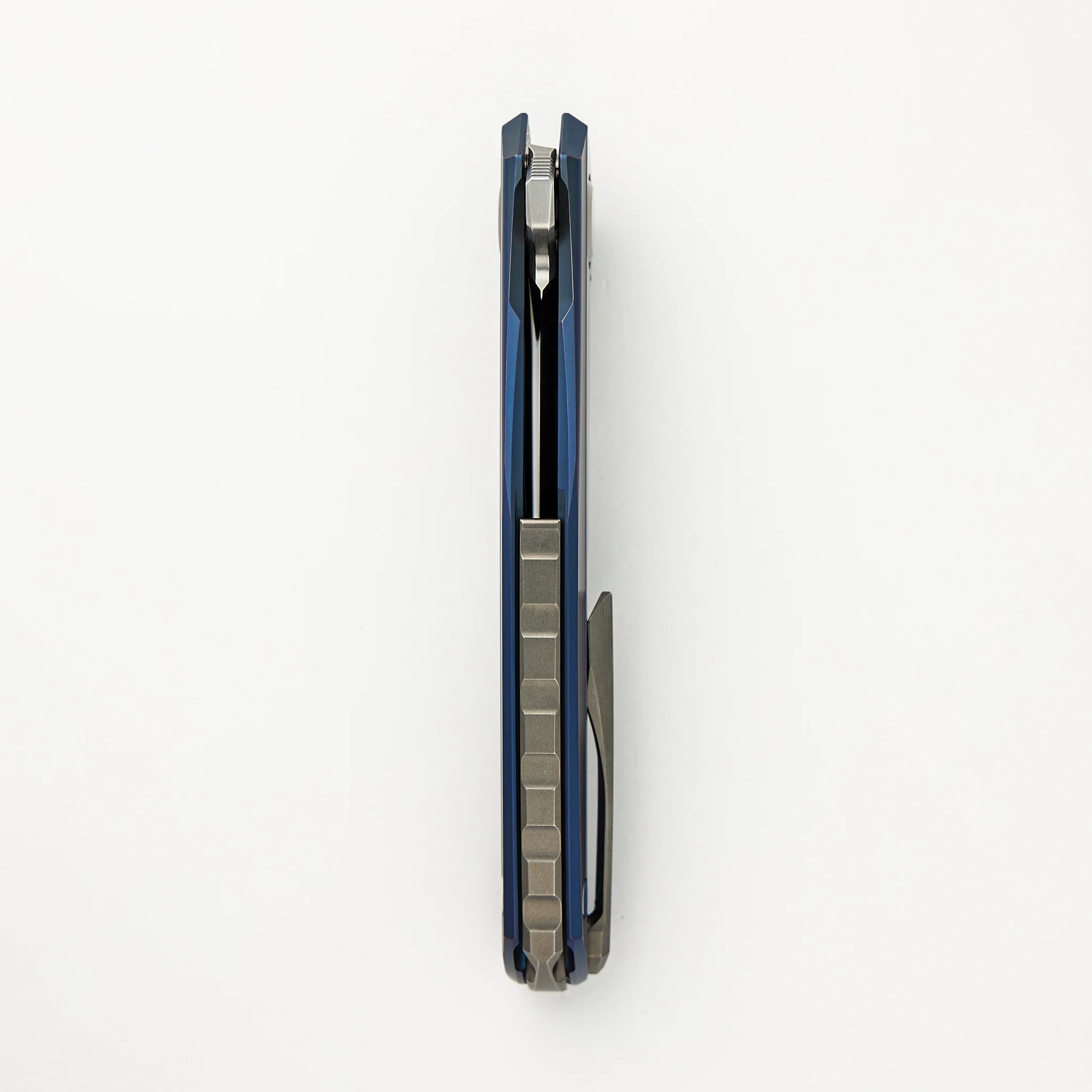 Quantum - Blue Titanium Handle - M390 Blade - MRBS - Image 7