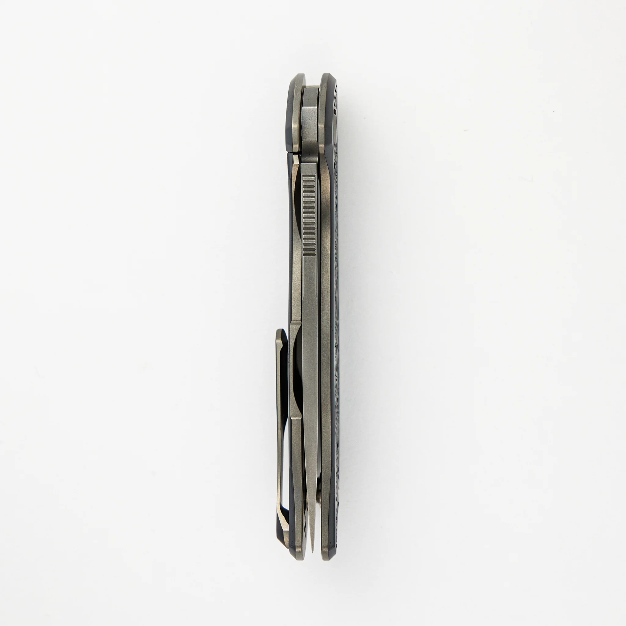 Shirogorov / Ti2 Design "Romeo and Juliet" F95 - M390 Blade - Titanium Handle - MRBS - Completed - Image 5