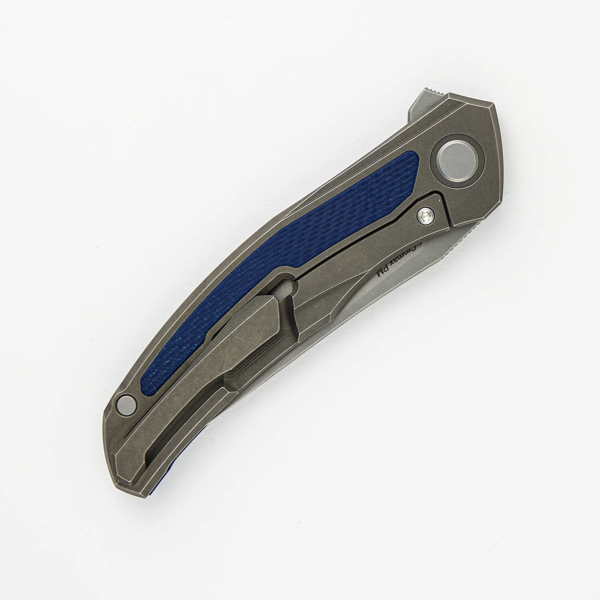 Ursus Quantium - Cromax PM Blade - Dark Blue G10 Handle - MRBS - Image 4