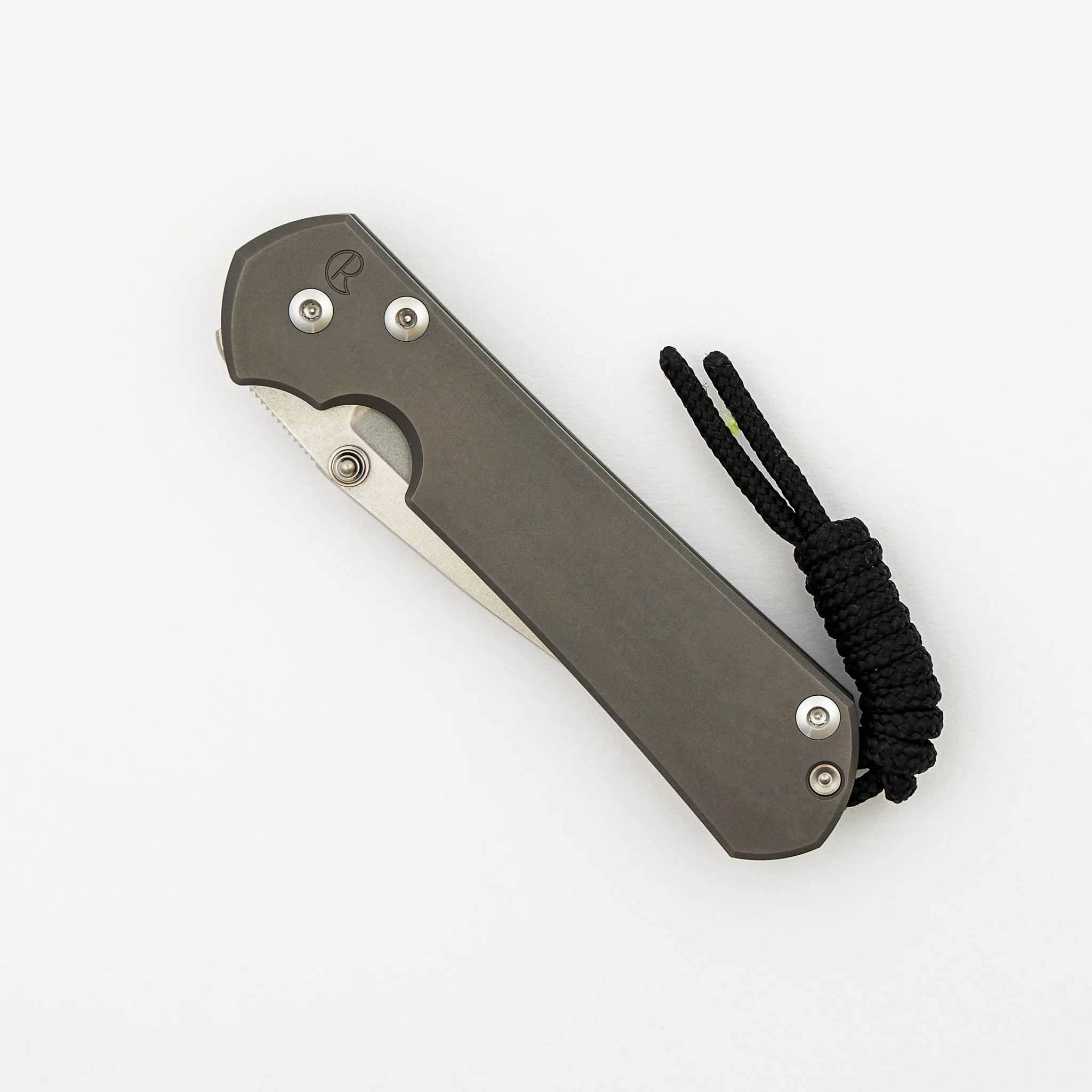 Small Sebenza 31 - Drop Point CPM MagnaCut Blade - Glass Blasted - Silver Double Lugs - Image 3