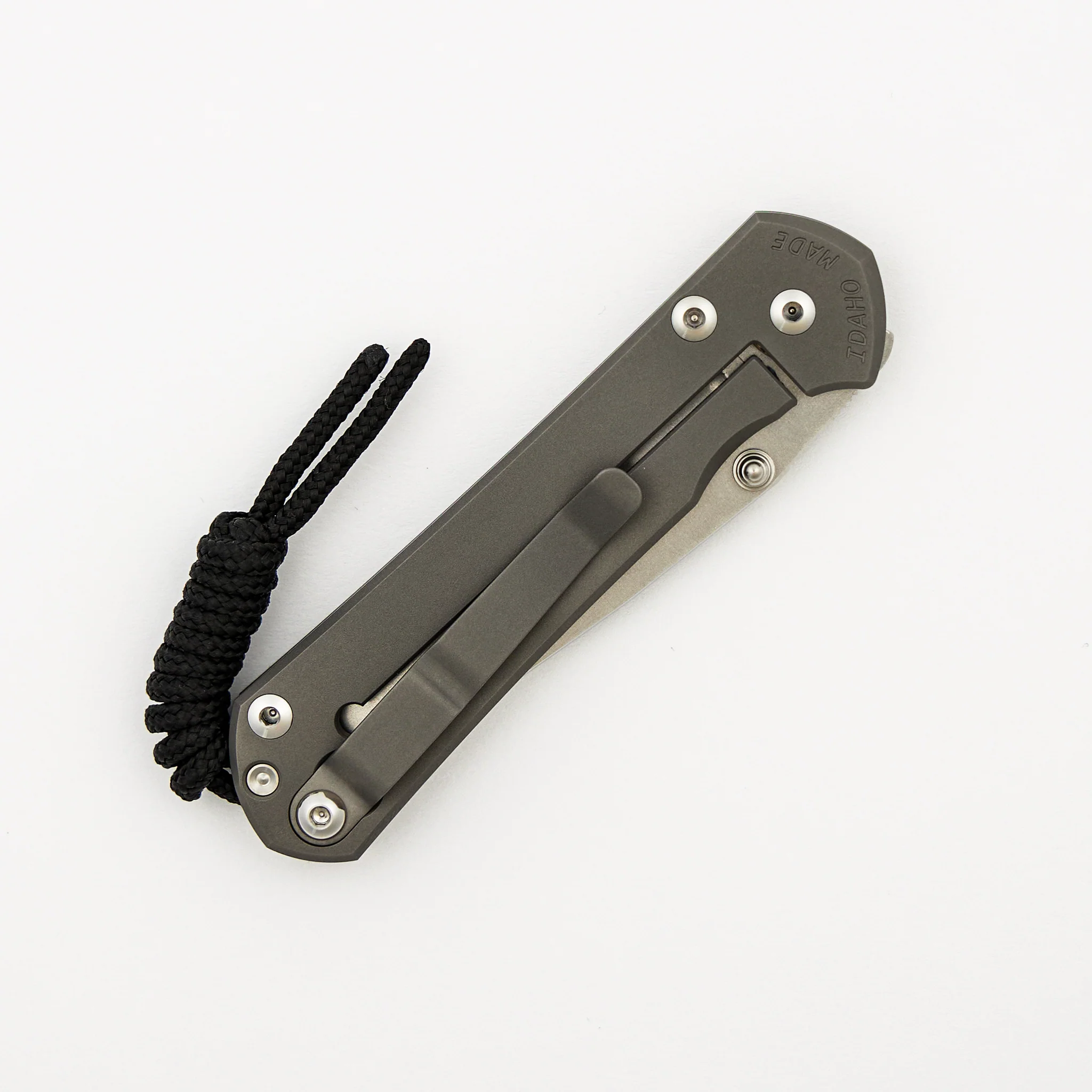 Small Sebenza 31 - Drop Point CPM MagnaCut Blade - Glass Blasted - Silver Double Lugs - Image 4