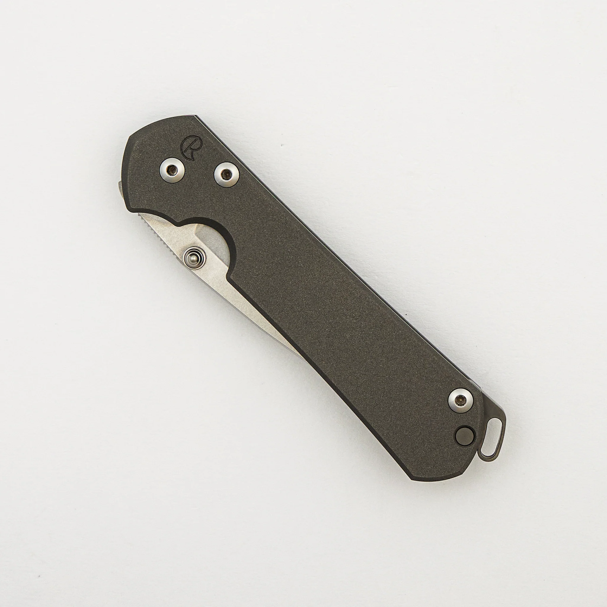 Small Sebenza 31 - Drop Point CPM S45VN Blade - Silver Double Lugs - Image 3