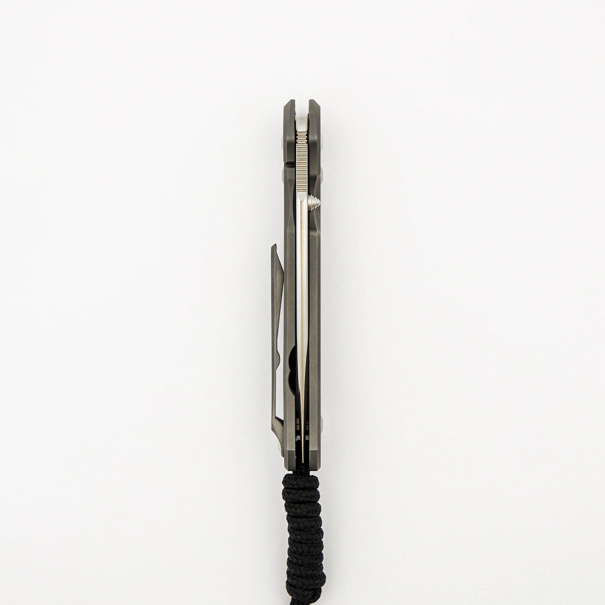 Small Sebenza 31 - Drop Point Polished CPM MagnaCut Blade - Glass Blasted - MIM Clip - Silver Single Lug - Image 5