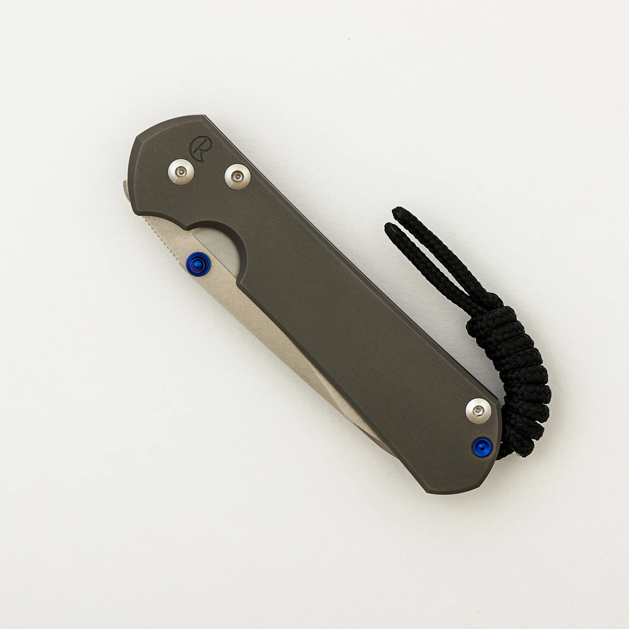 Small Sebenza 31 - Insingo CPM MagnaCut Blade - Glass Blasted - Blue Double Lugs - Image 3