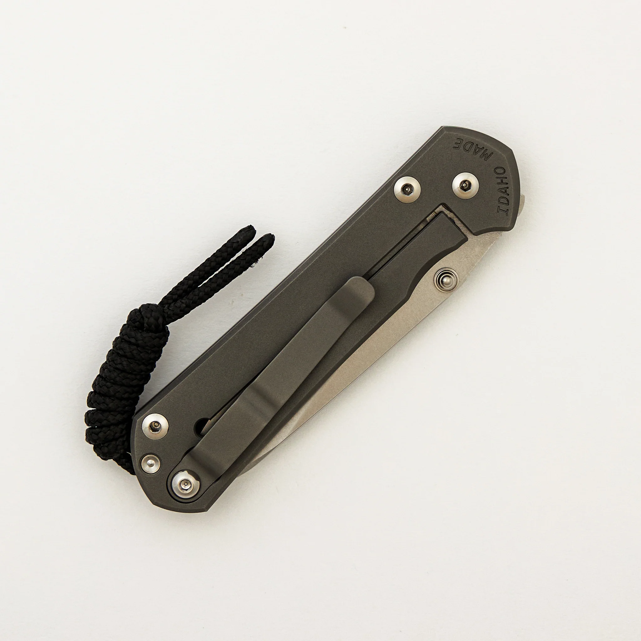 Small Sebenza 31 - Insingo CPM MagnaCut Blade - Glass Blasted - Silver Double Lugs - Image 4
