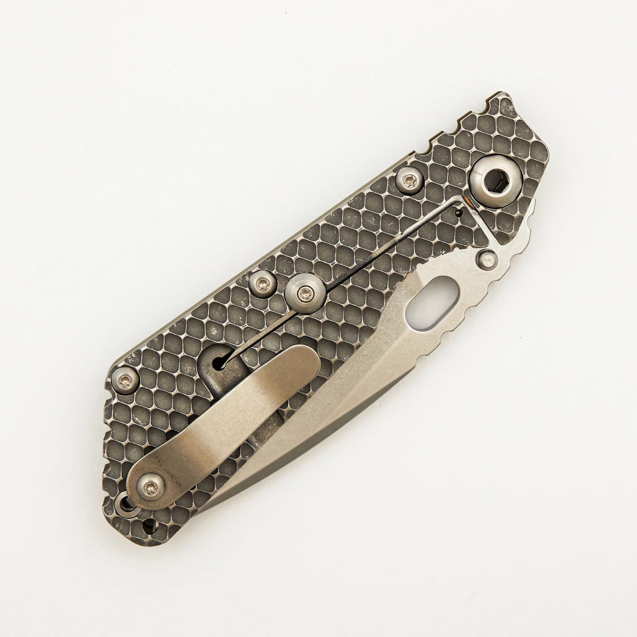 SMF DGG - Titanium/OD Green G10 Handle - Drop Point MagnaCut Blade - Image 4