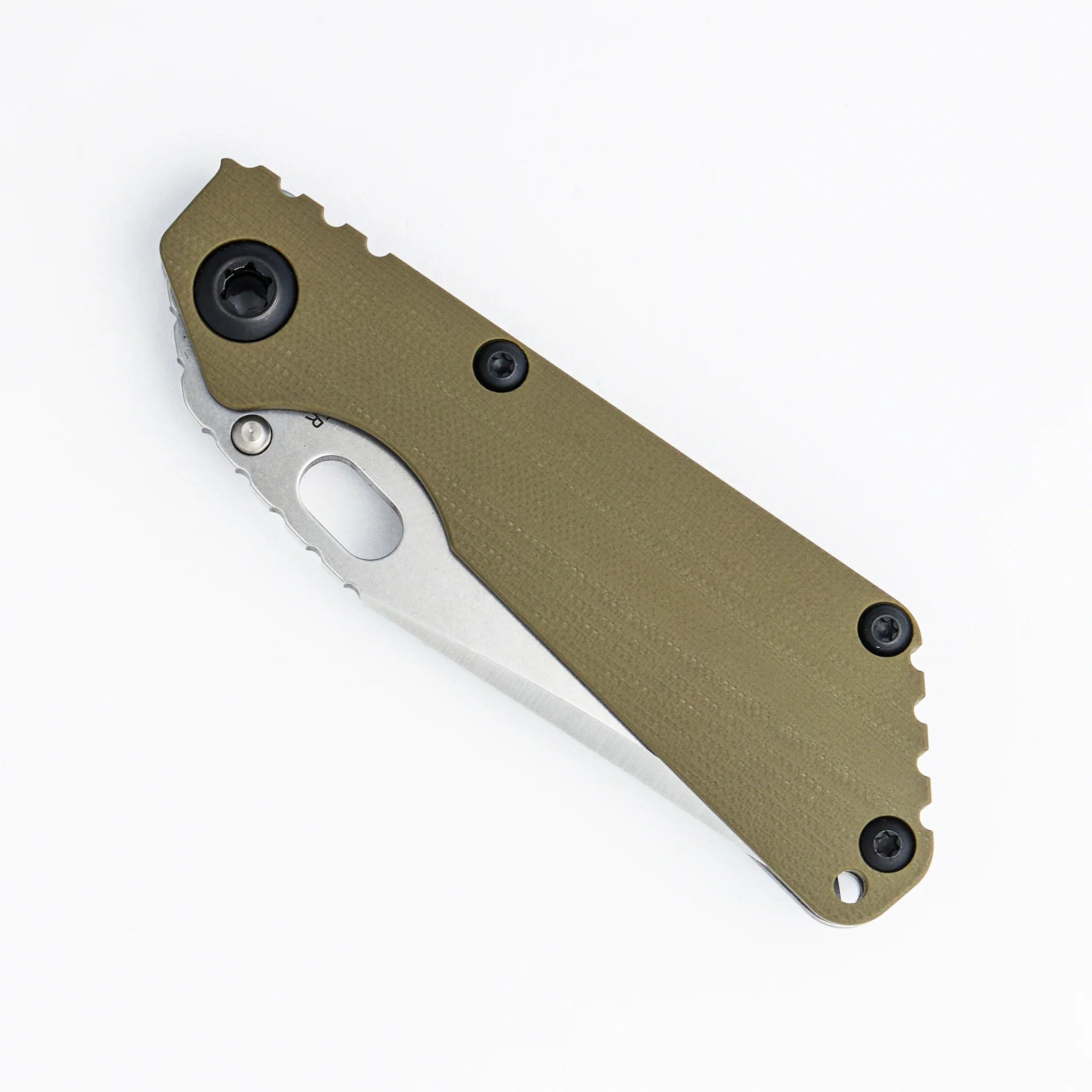 SNG CC - OD Green G10/Titanium Handle - Bowie MagnaCut Blade - Image 3