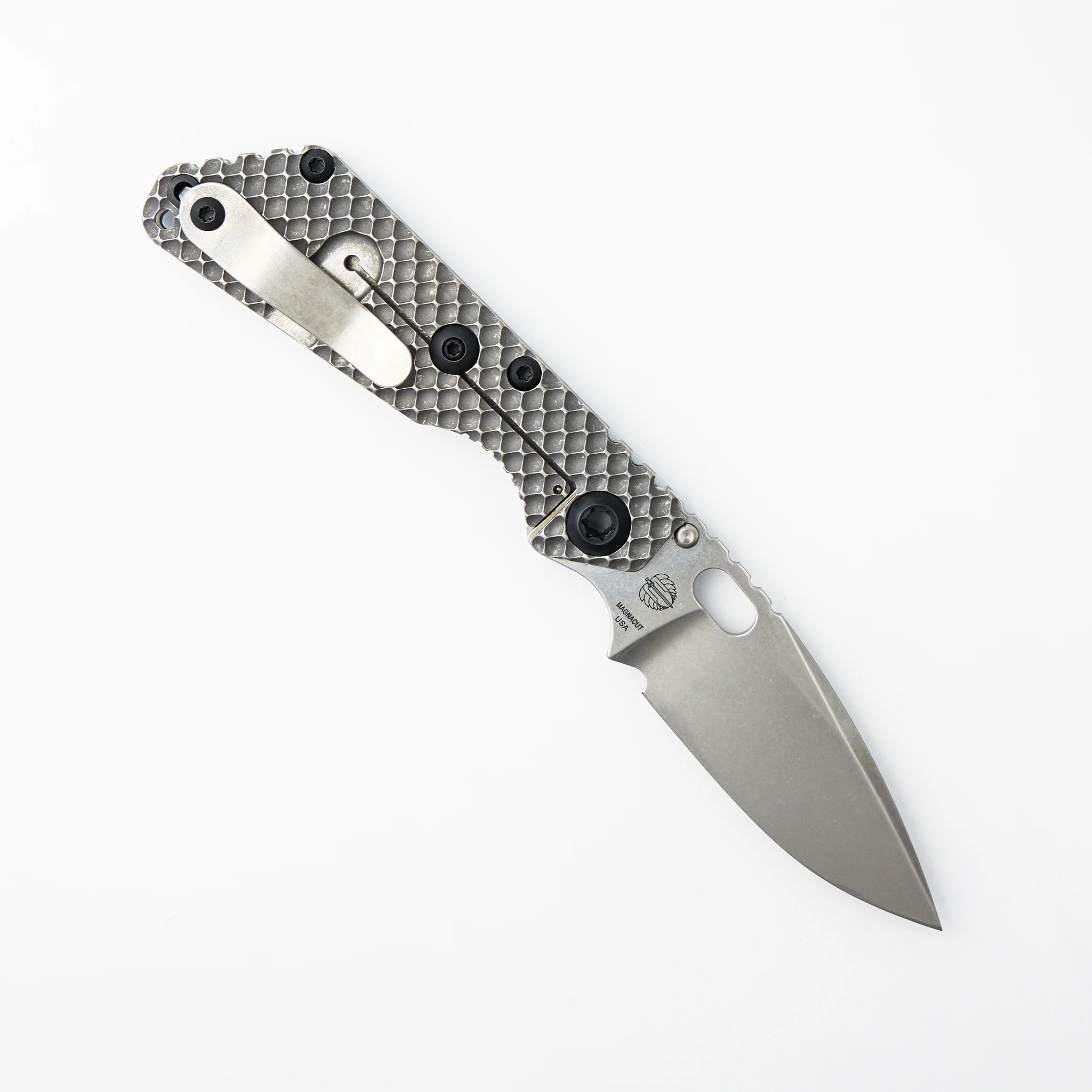 SNG DGG - Drop Point MagnaCut Blade - Titanium Handle - Image 2
