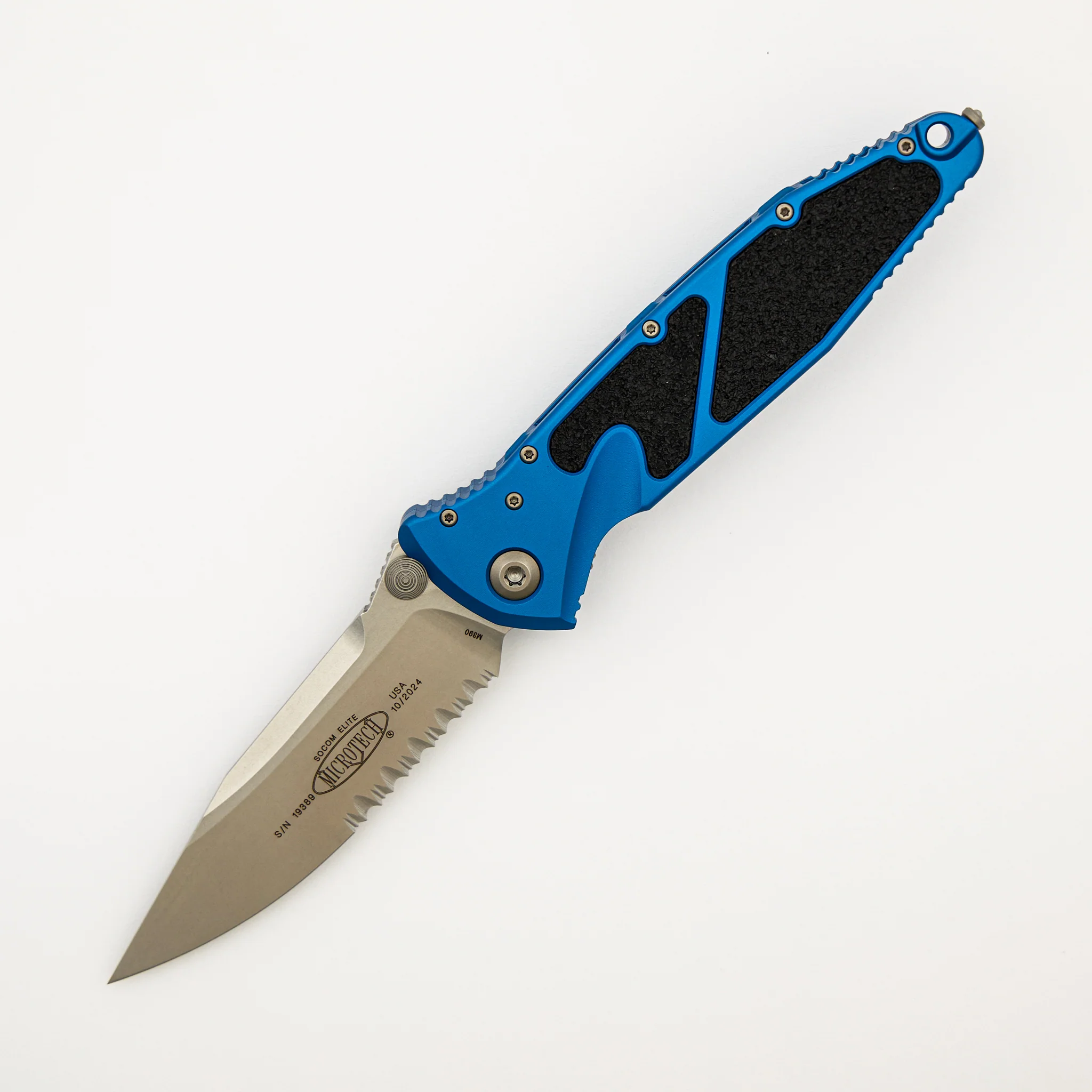 Socom Elite S/E Blue Stonewash Partial Serrated 160-11 BL