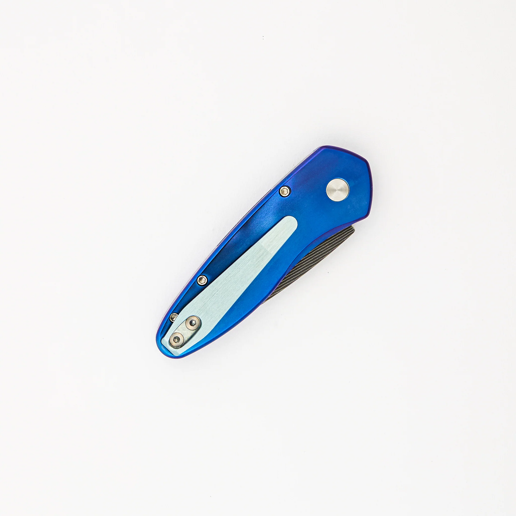 Sprint - Vegas Forge "Herringbone" Blade - Titanium/Abalone Handle - Image 4