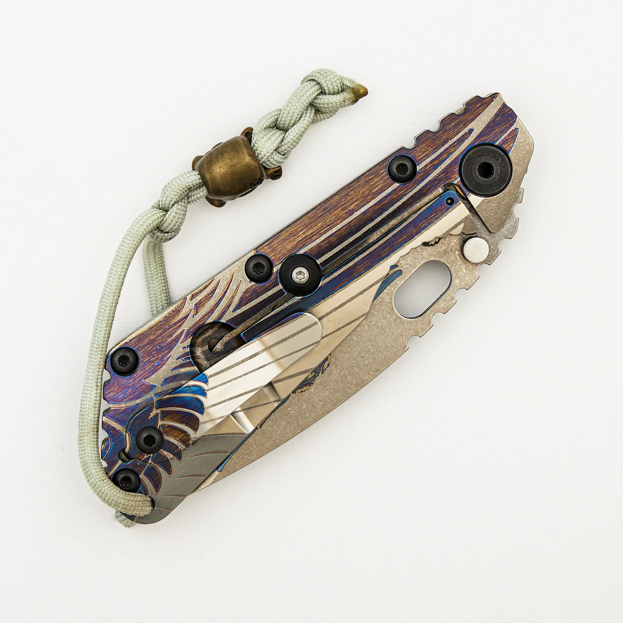 Starlingear Collaboration SMF "Gunner" - Titanium Drop Point Blade - Image 4