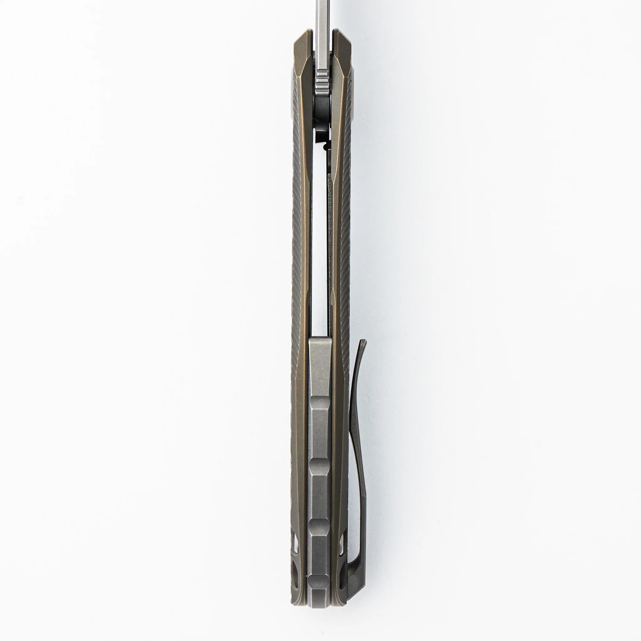 Stellar Bear Pattern – Bronze Titanium Handle – M390 Blade – MRBS - Image 7