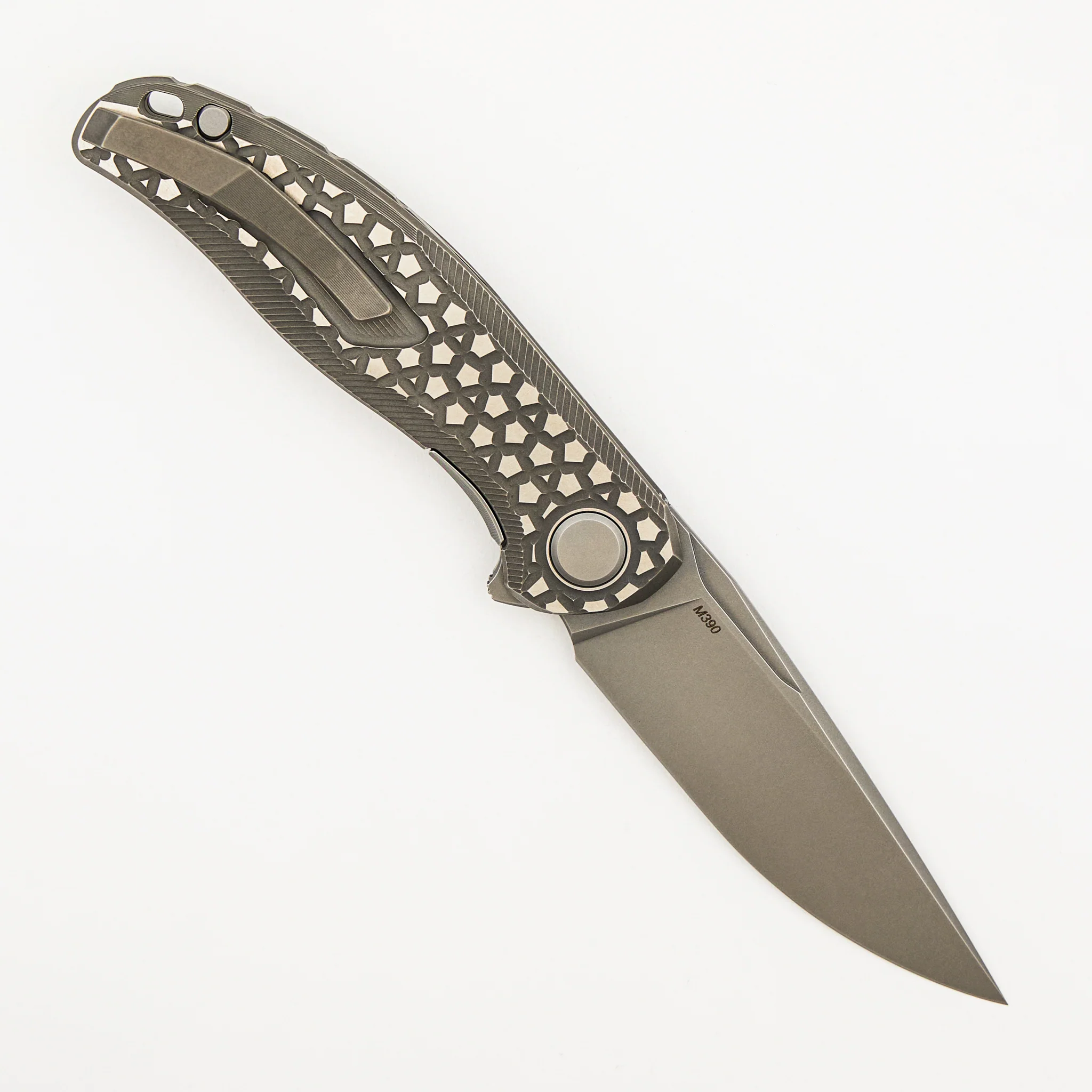 Stellar Bear Pattern – Titanium Handle – M390 Blade – MRBS - Image 2