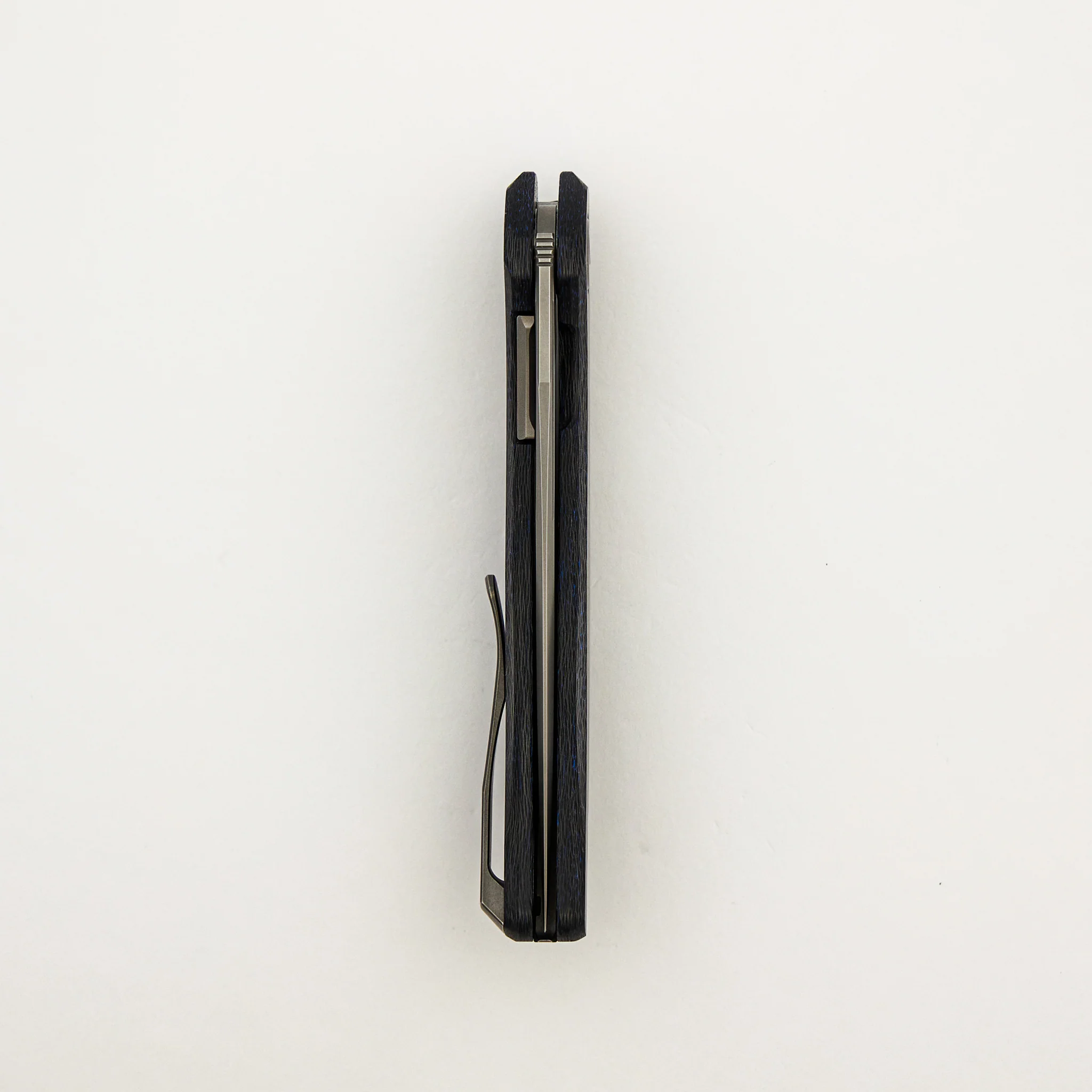 Stellar CF – Blue Carbon Fiber Handle – M390 Blade – MRBS - Image 5