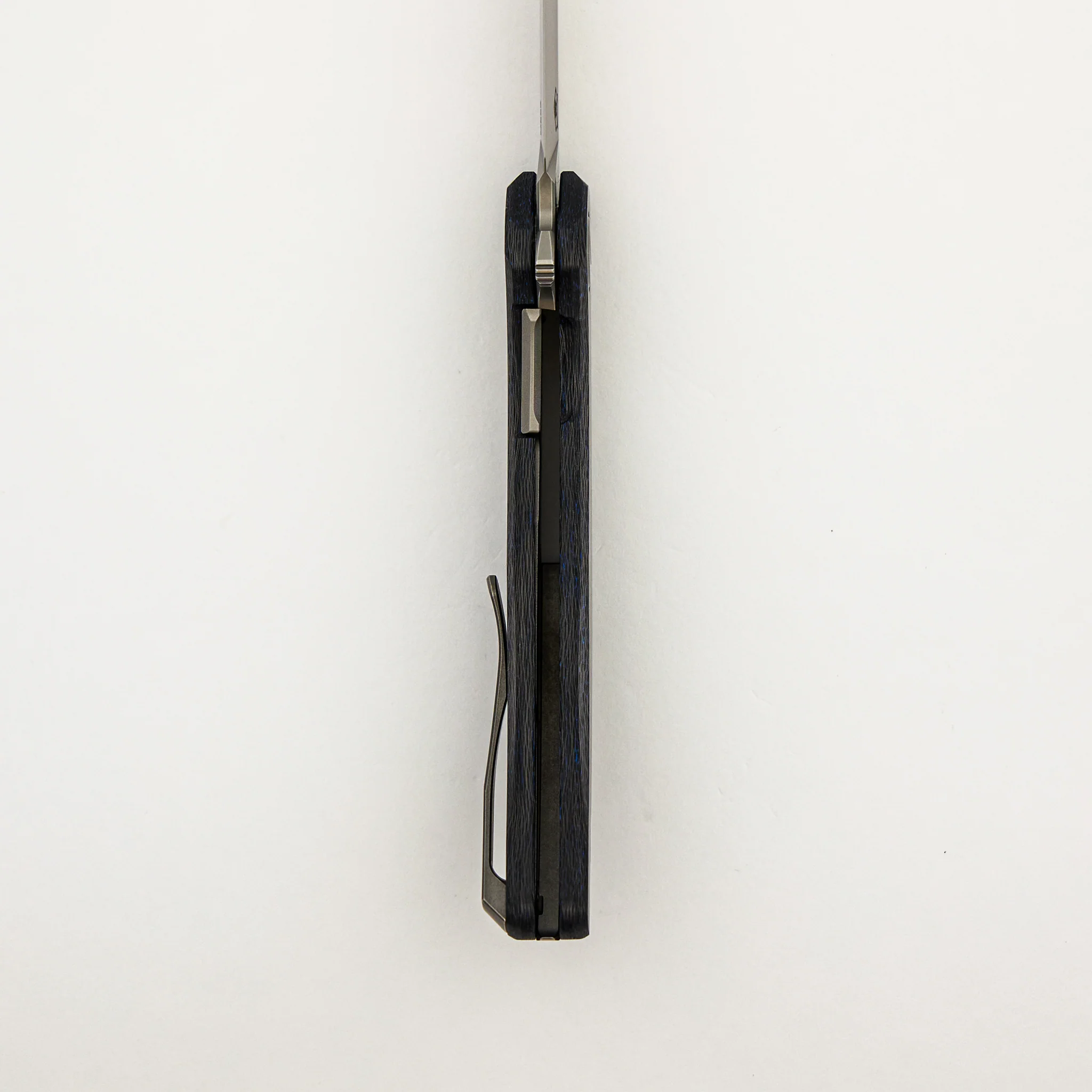 Stellar CF – Blue Carbon Fiber Handle – M390 Blade – MRBS - Image 6