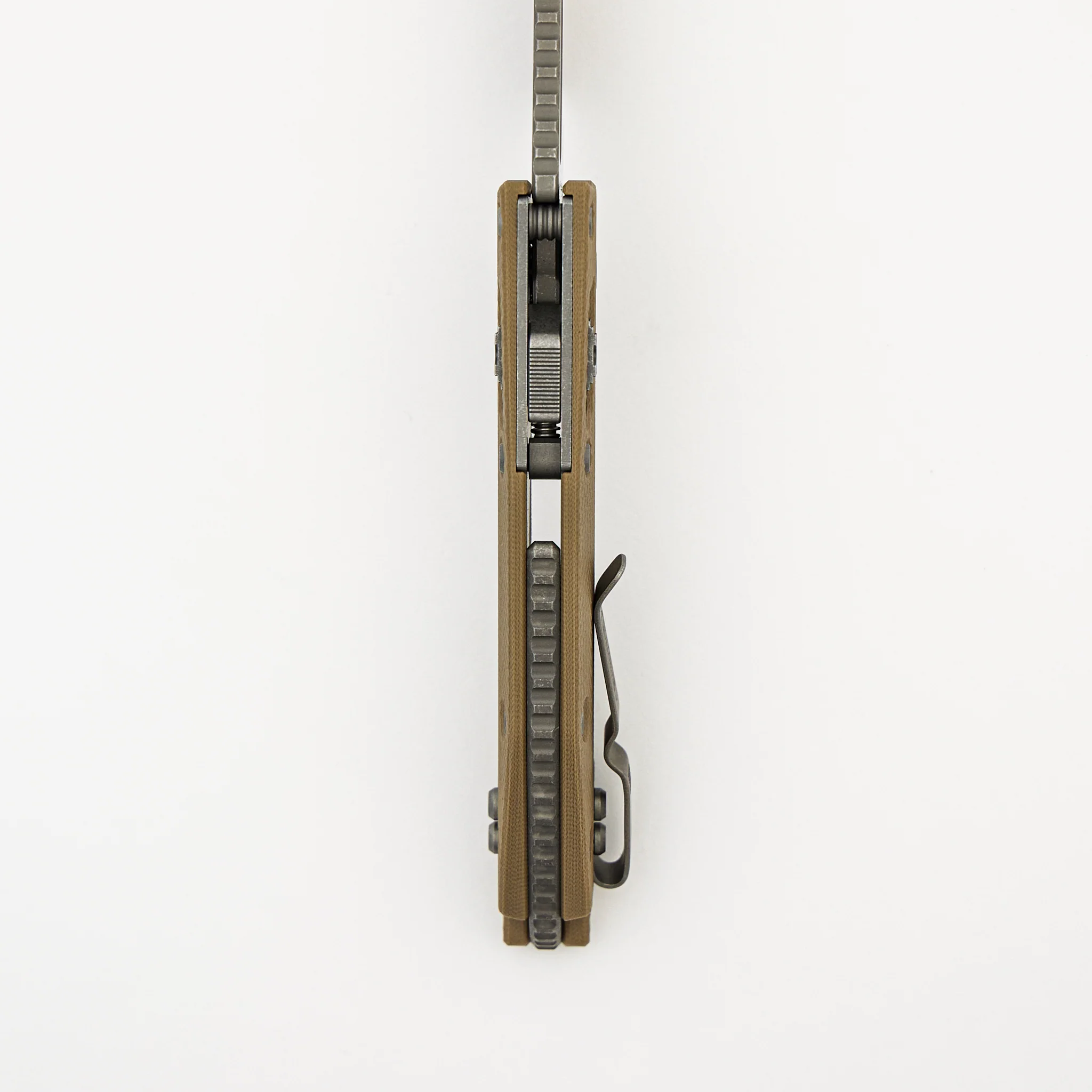 Stitch - RAM-LOK S/E Fluted G-10 Tan Apocalyptic Standard 169RL-10 APFLGTTA (Borka Blades Design) - Image 7