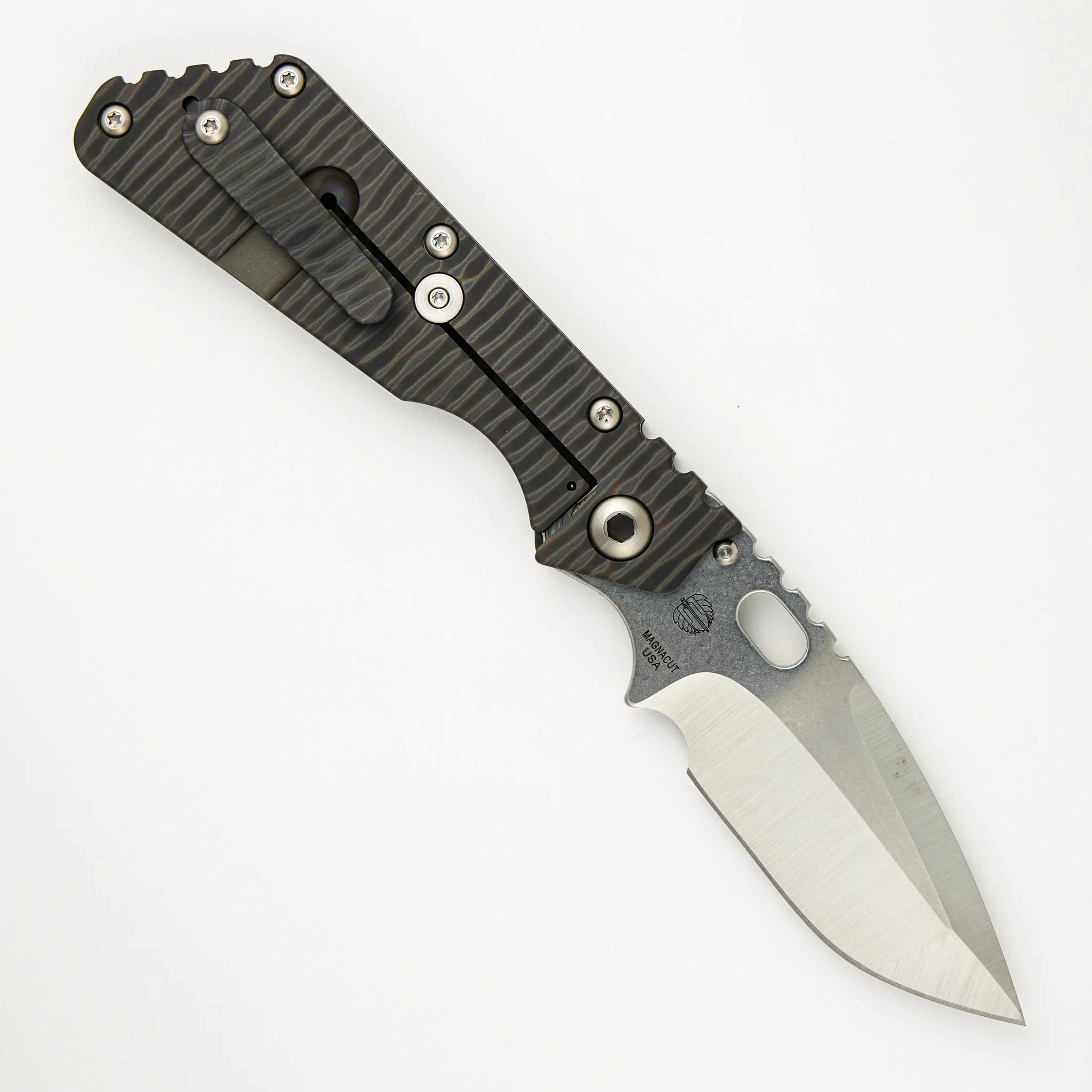 SMF XL - MagnaCut Blade - Flamed Titanium Handle - Image 2