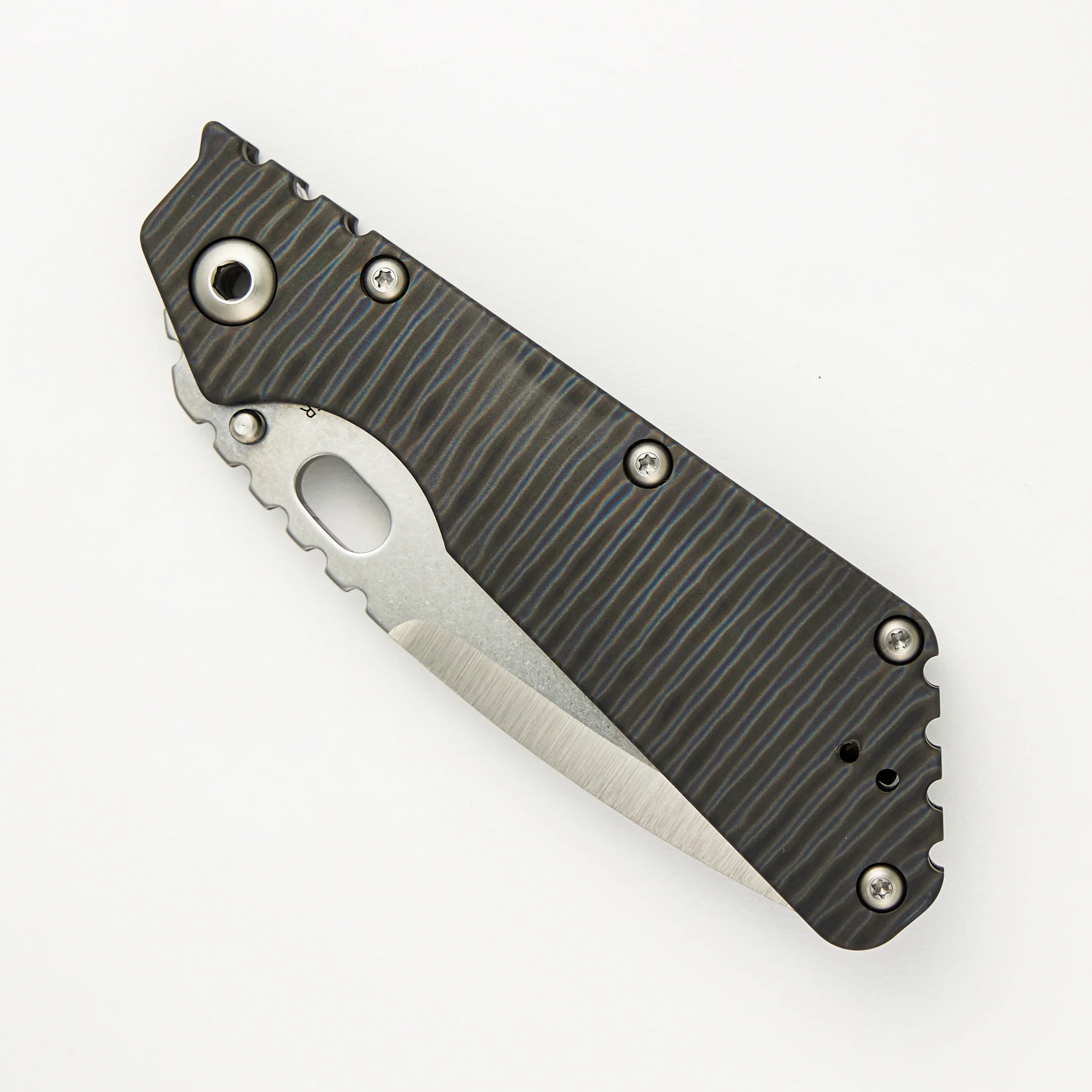 SMF XL - MagnaCut Blade - Flamed Titanium Handle - Image 3