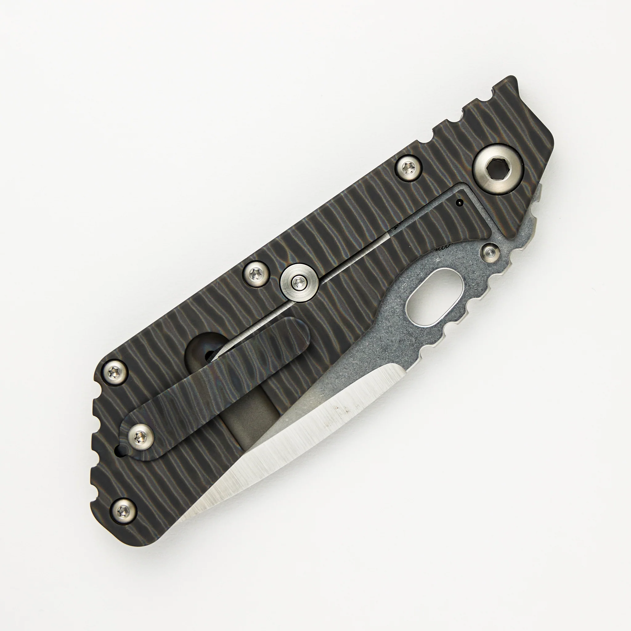SMF XL - MagnaCut Blade - Flamed Titanium Handle - Image 4